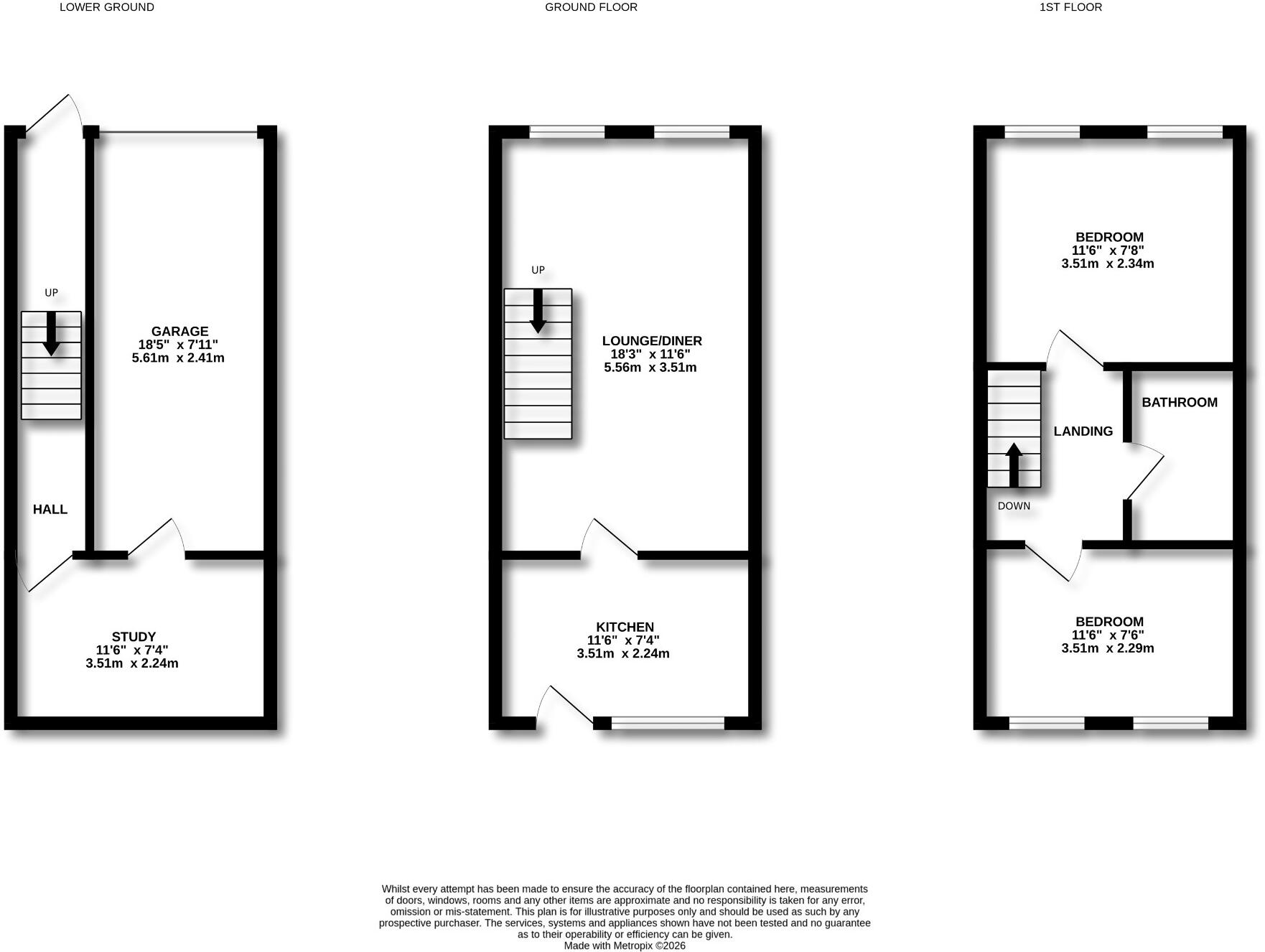 St. Georges Street, Macclesfield, Cheshire, SK11 floorplan