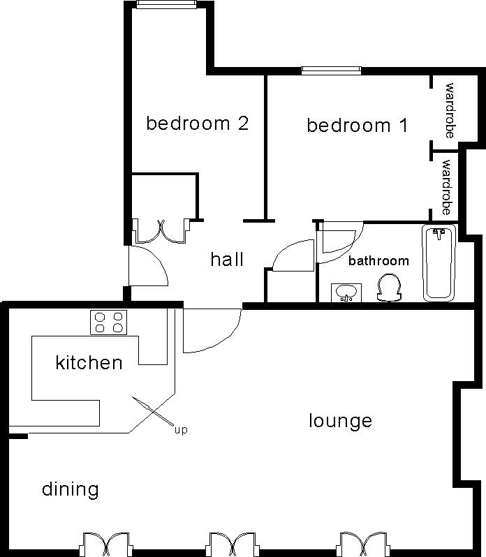 Flat 3, 3 Clarendon Square, Leamington Spa floorplan