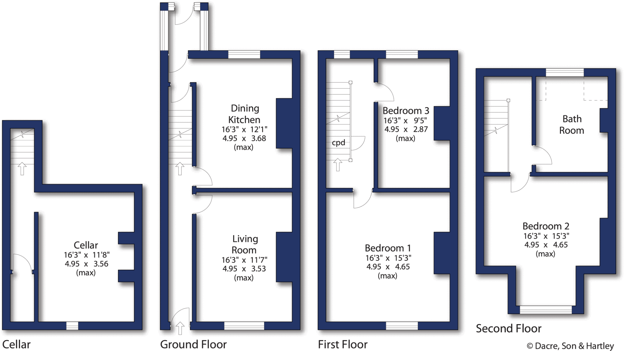 Fountain Street, Morley, Leeds, West Yorkshire, LS27 floorplan