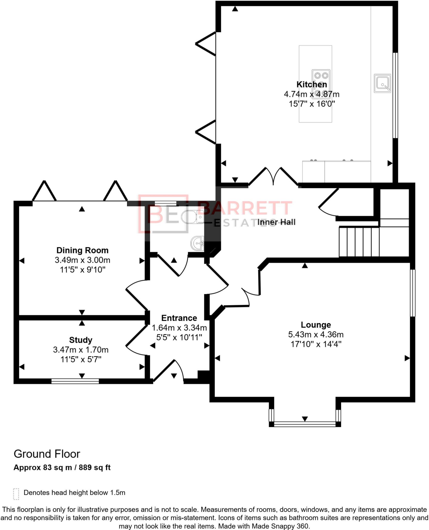 Fairway Drive, Chelmsford Garden, Chelmsford, Essex, CM3 floorplan