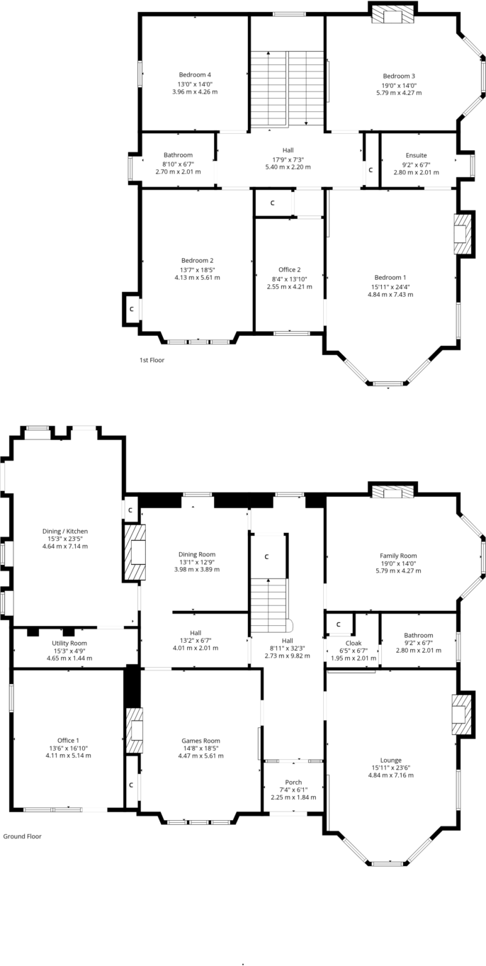 331 Albert Drive, Pollokshields, G41 5EA floorplan
