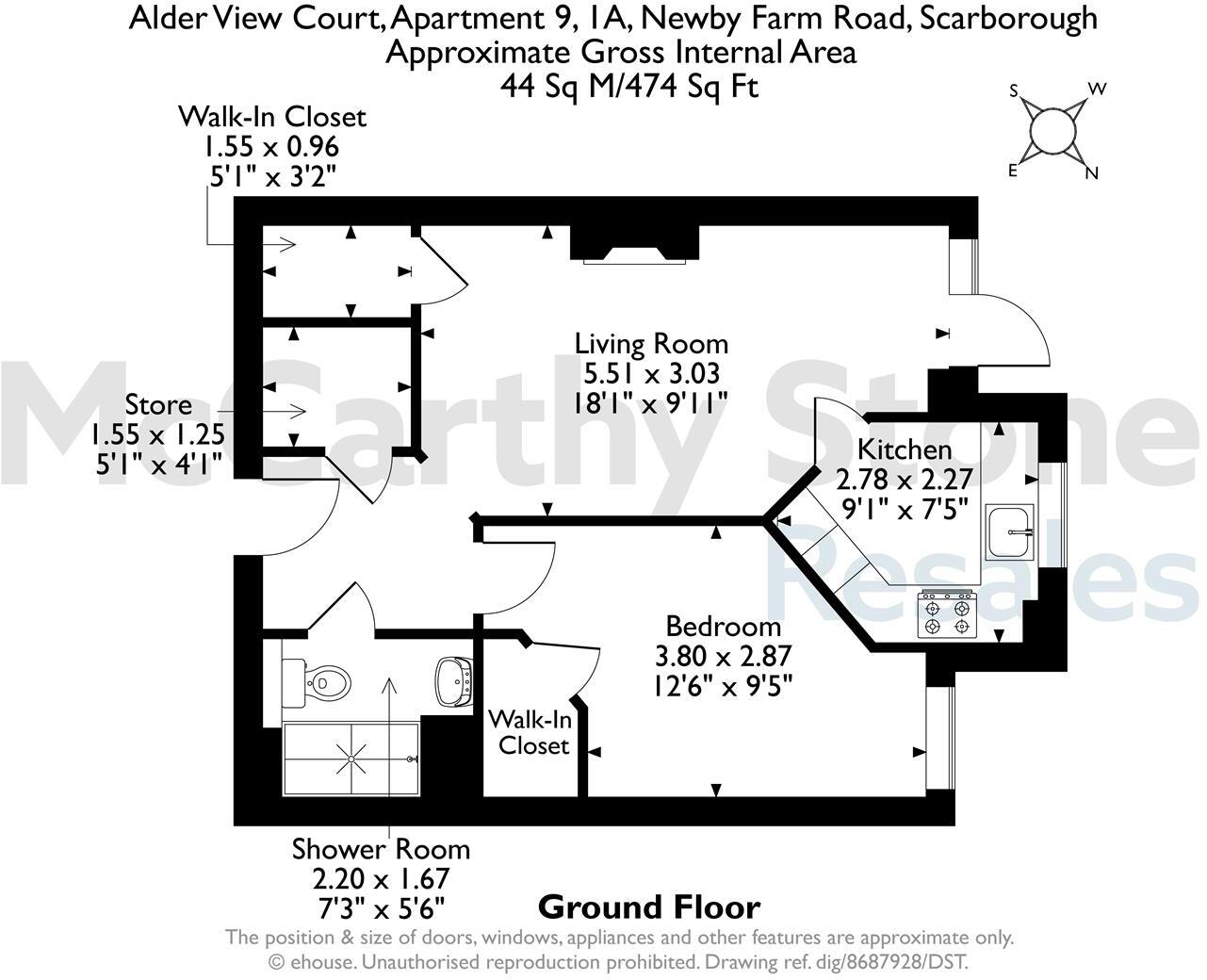 Alder View Court, 1A Newby Farm Road, Scarborough floorplan