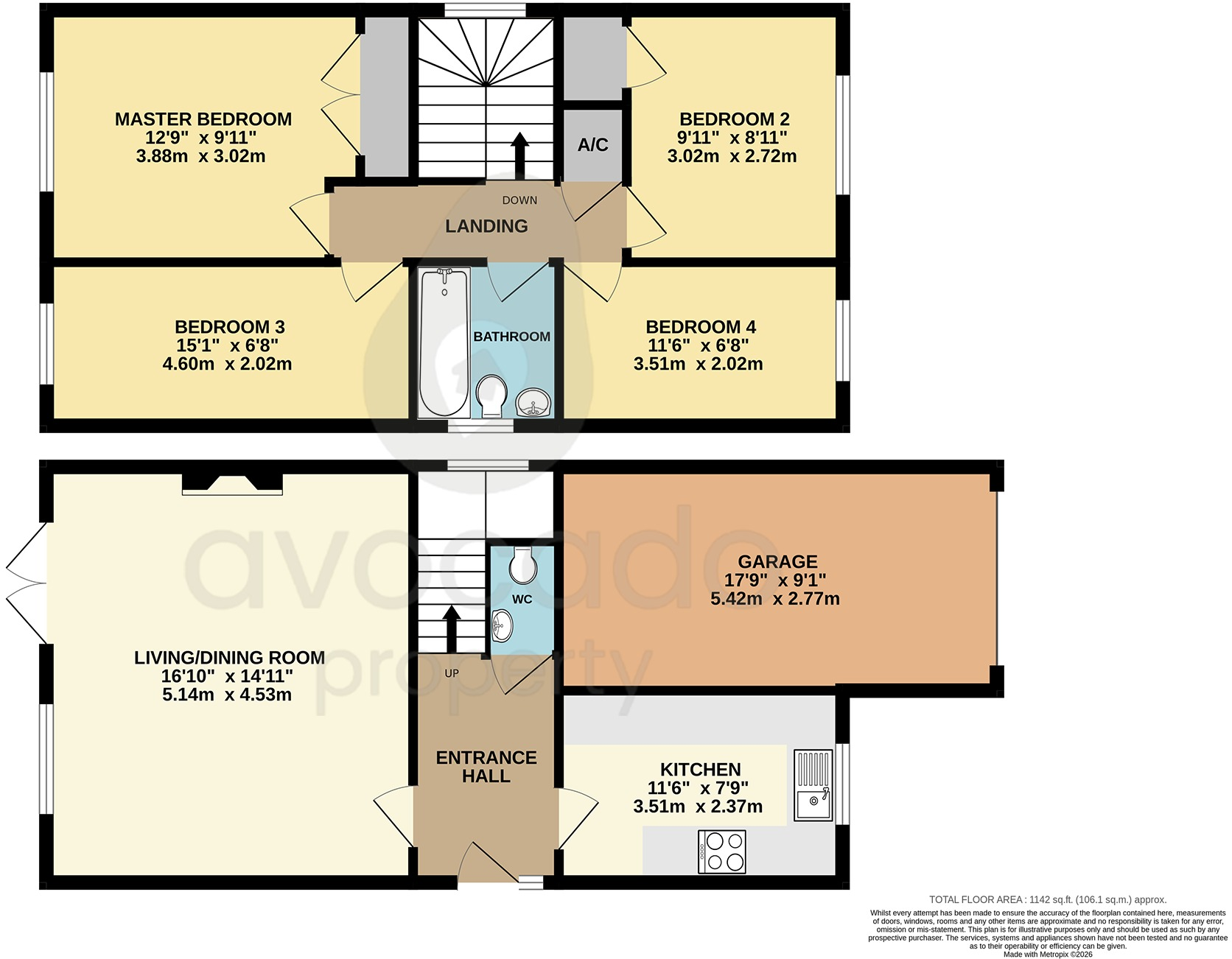 Adam Close, Baughurst floorplan