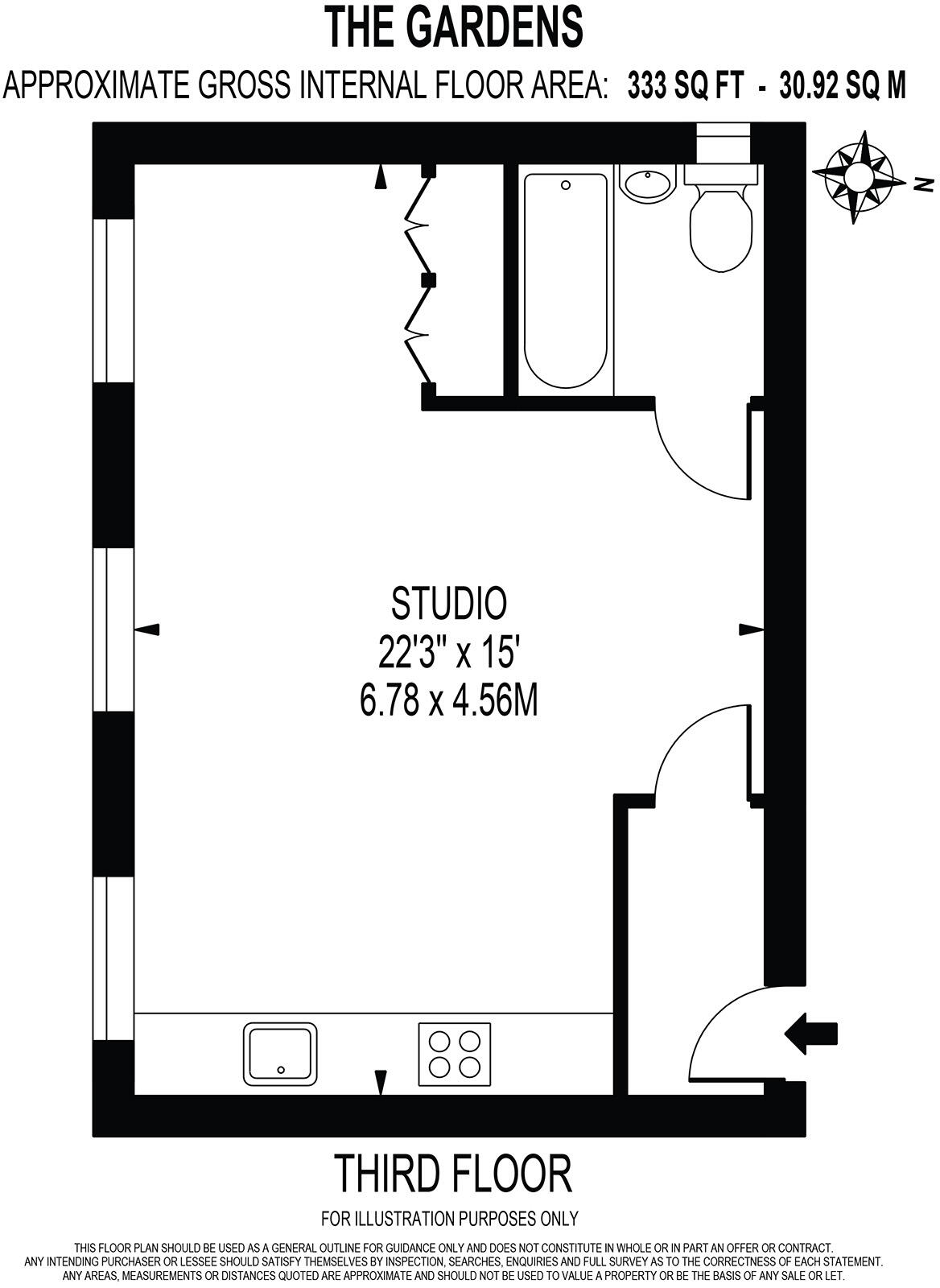 The Gardens, East Dulwich London SE22 floorplan