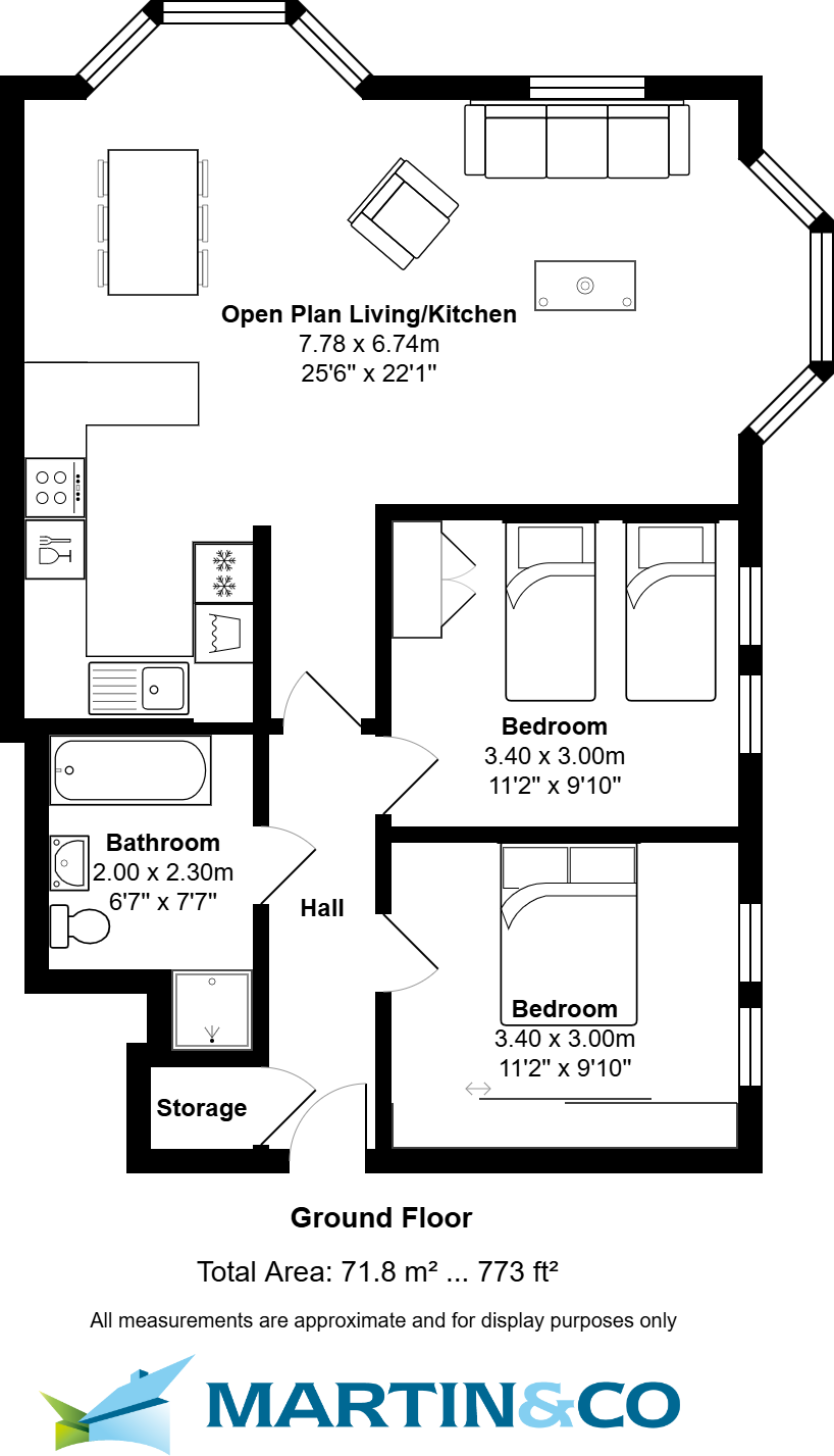Olympian Court, York floorplan