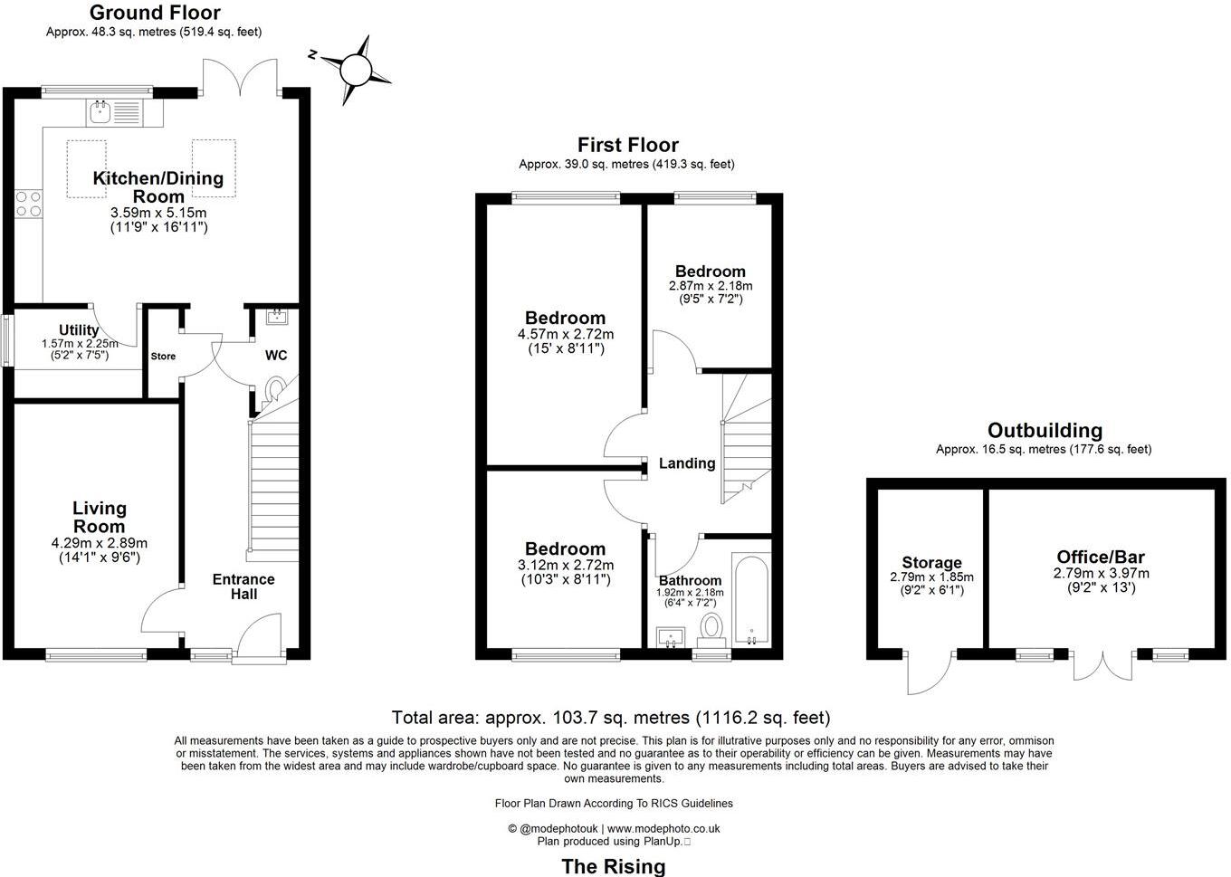 The Rising, Billericay floorplan