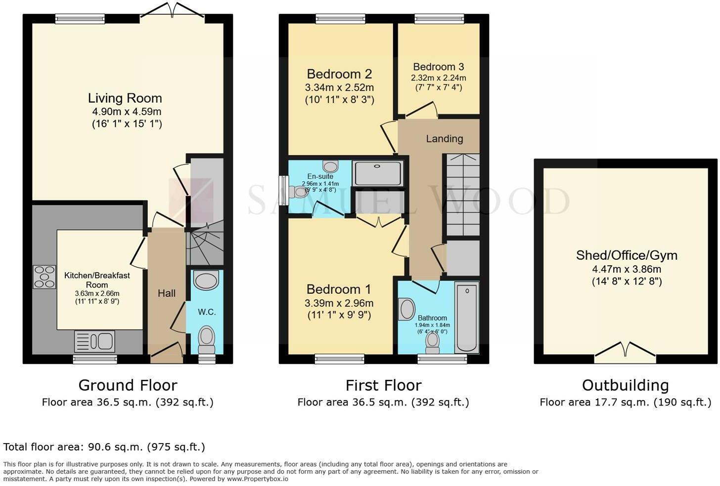 Parys Road, Ludlow, Shropshire floorplan