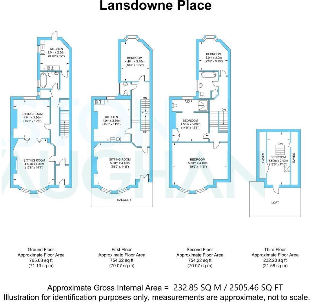 Lansdowne Place, Hove floorplan