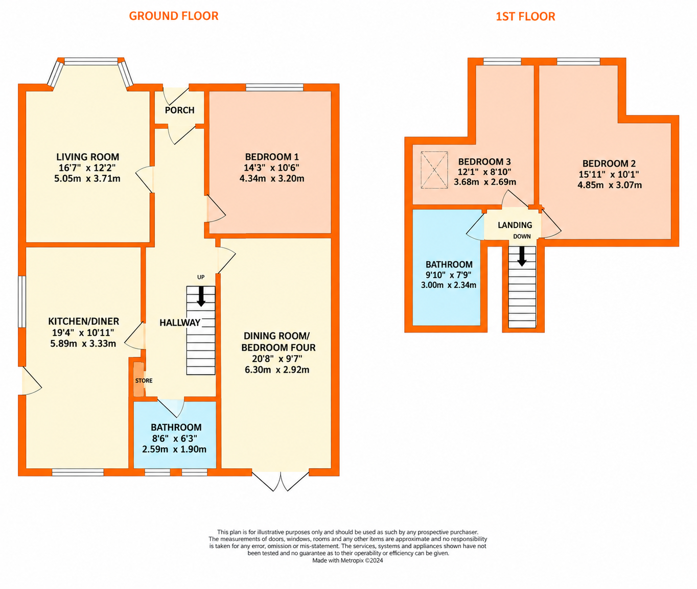 Briardene Avenue, Scarborough, North Yorkshire floorplan