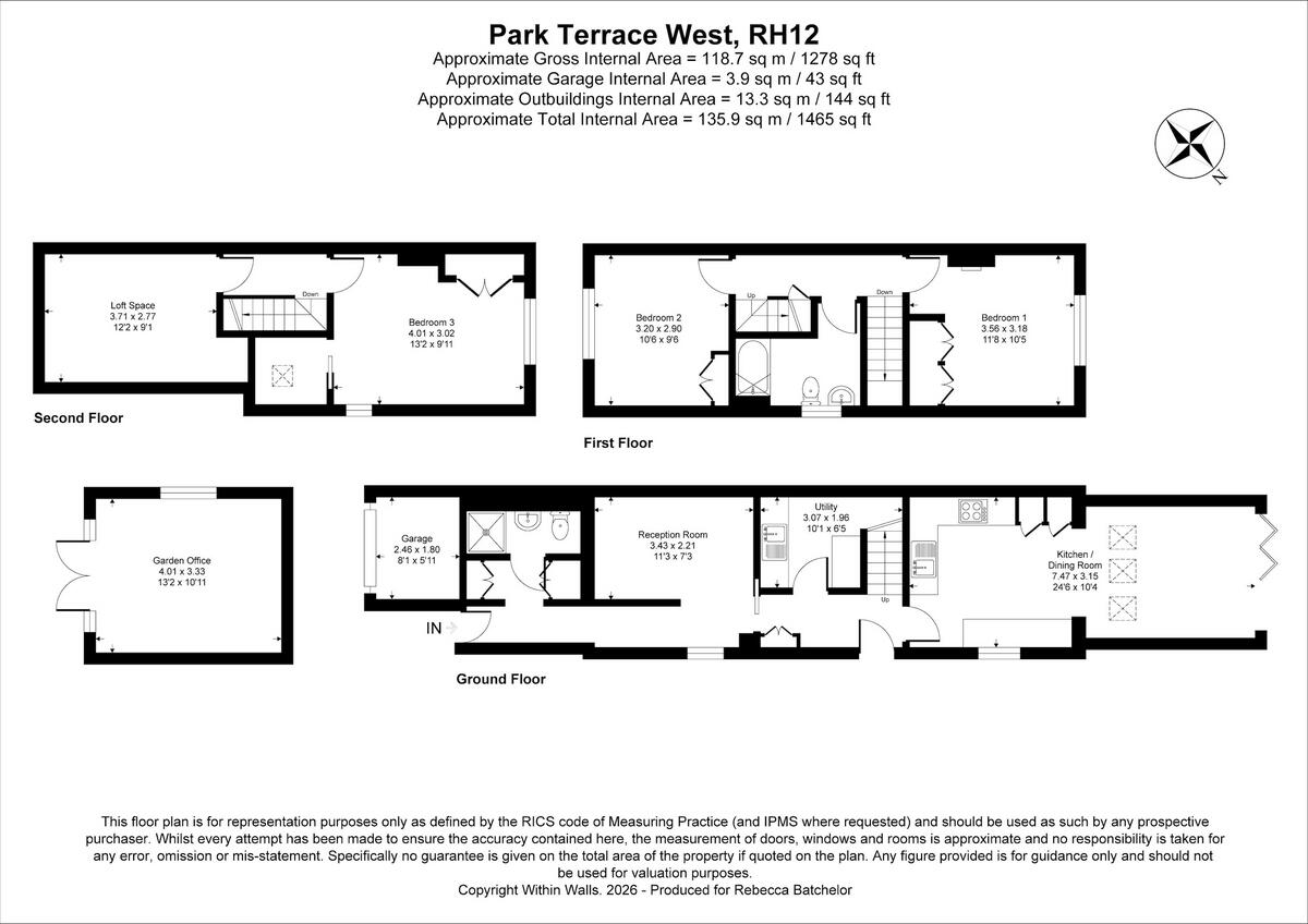 Park Terrace West, Horsham, RH12 floorplan
