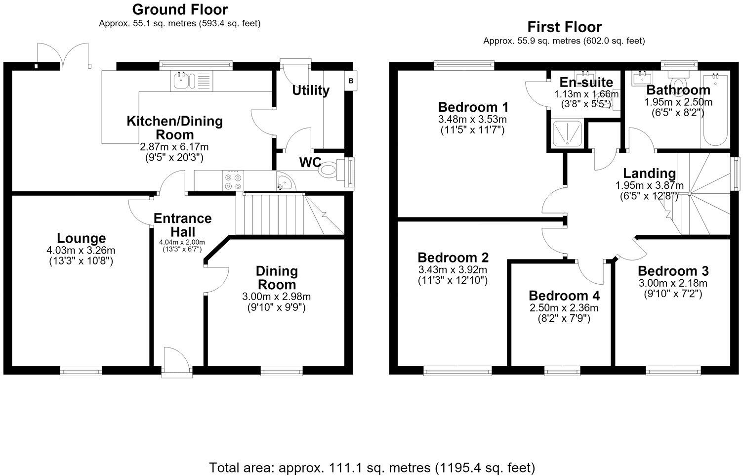 Hyde Way, Holdingham, Sleaford, Lincolnshire, NG34 floorplan