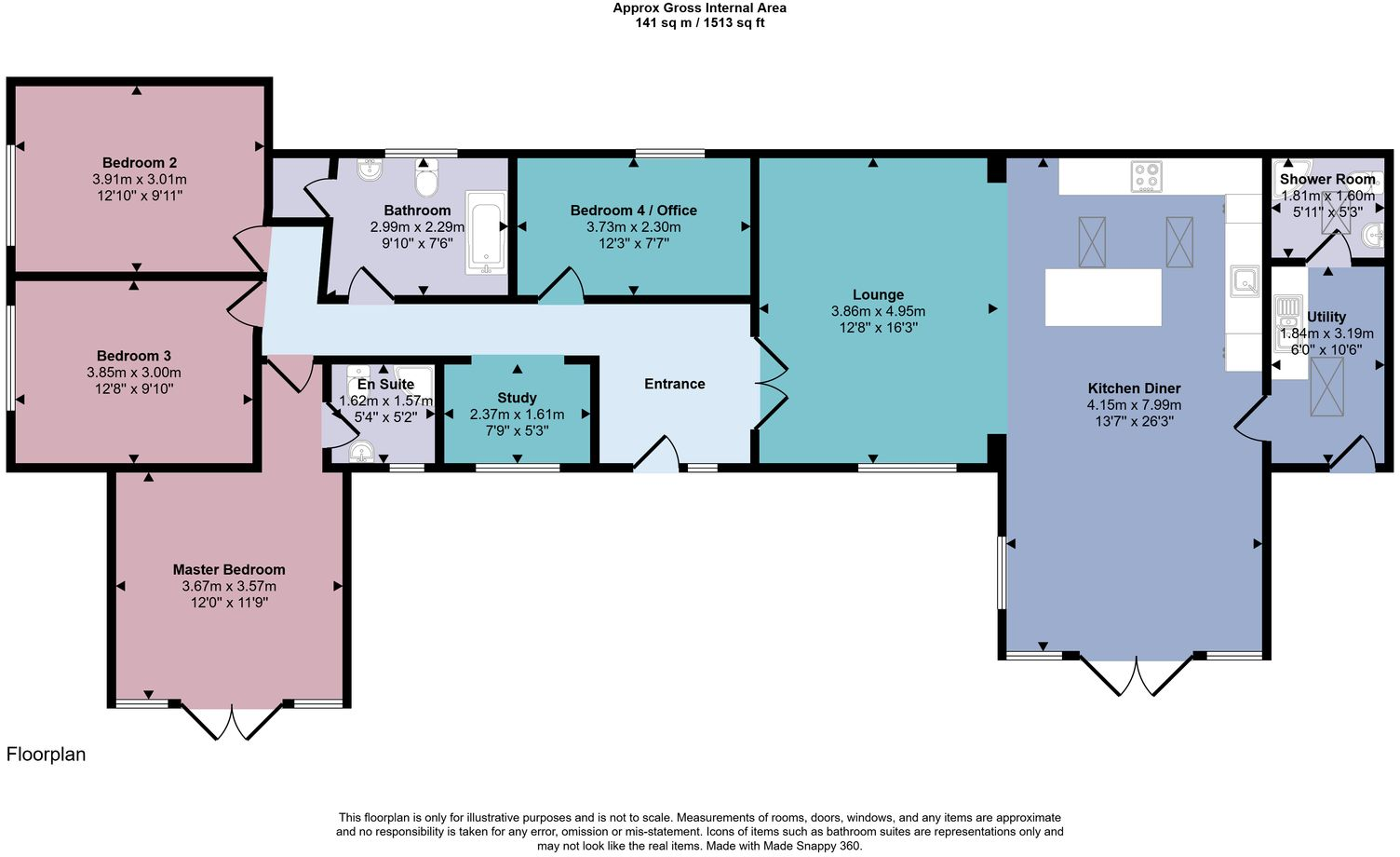Goosegate Lane, Foston, NG32 floorplan