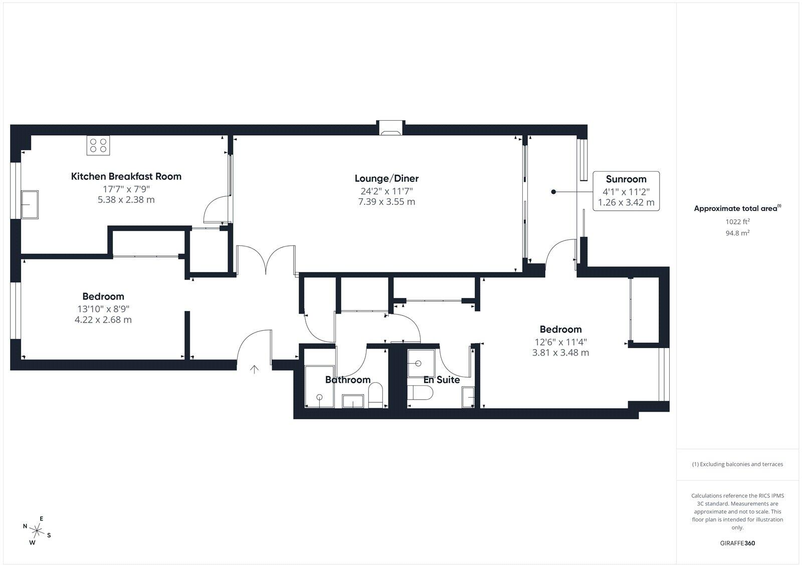 Wharncliffe Road, Highcliffe, Christchurch, Dorset, BH23 floorplan