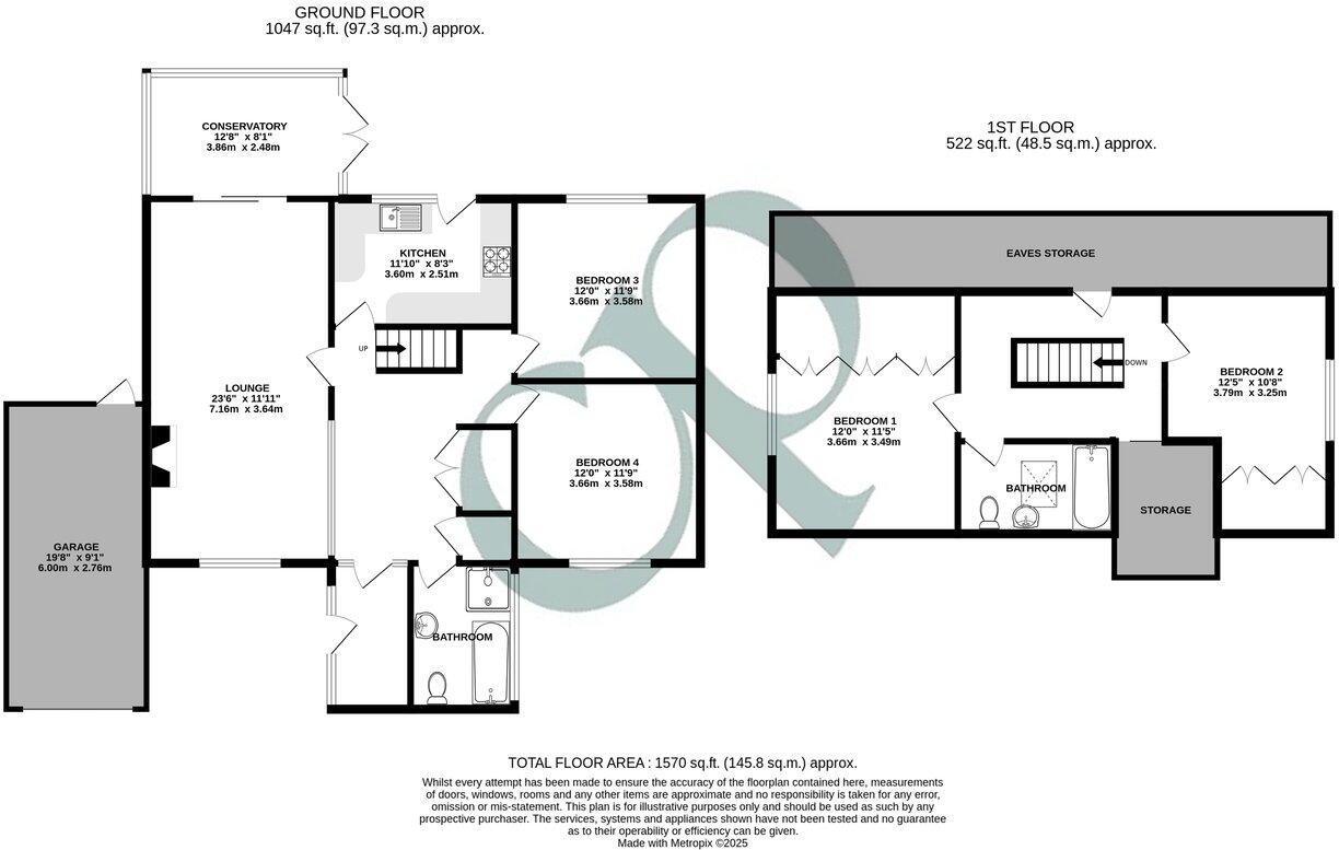 Moores Close, Maulden, Bedfordshire, MK45 floorplan