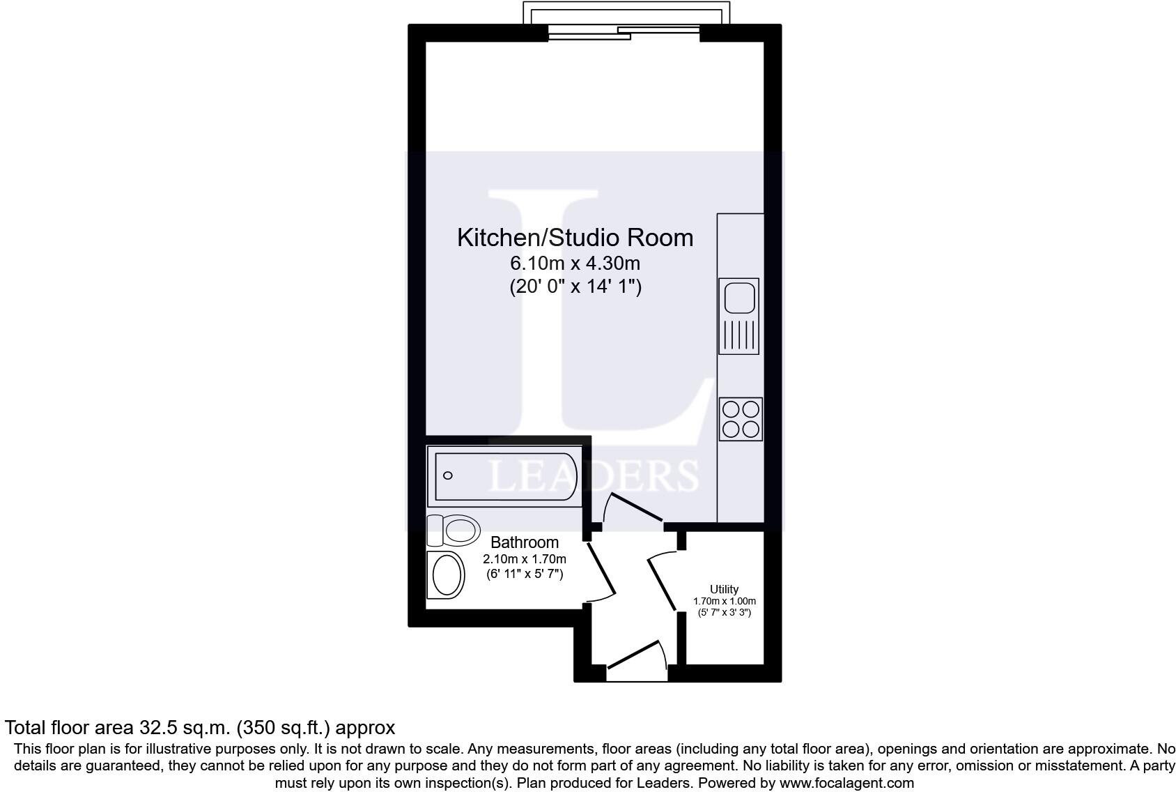 Number One, Pink, Salford Quays floorplan
