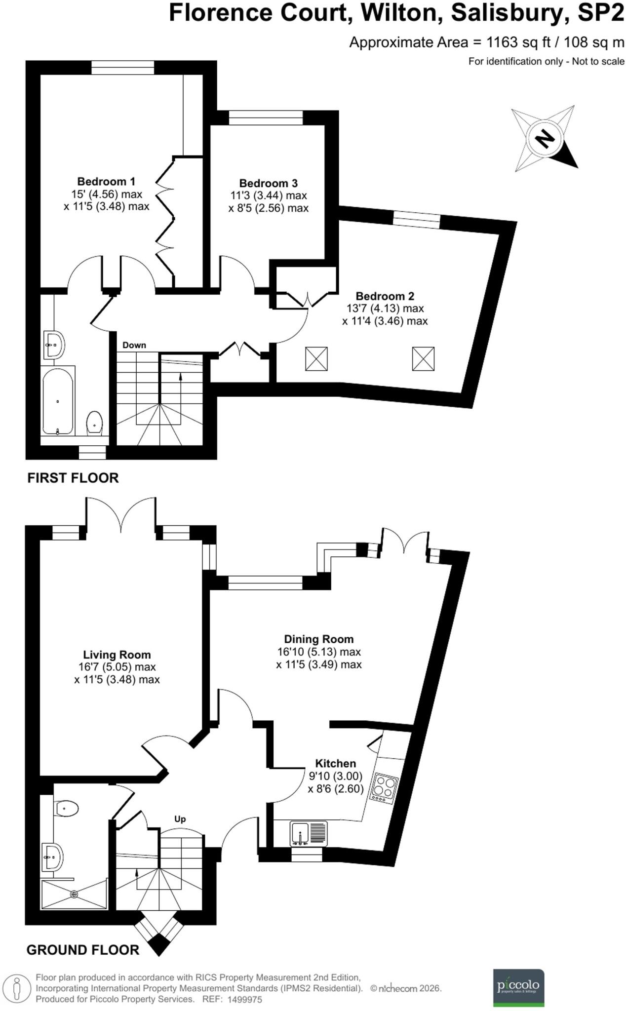 6, Florence Court, Wilton, SP2 floorplan