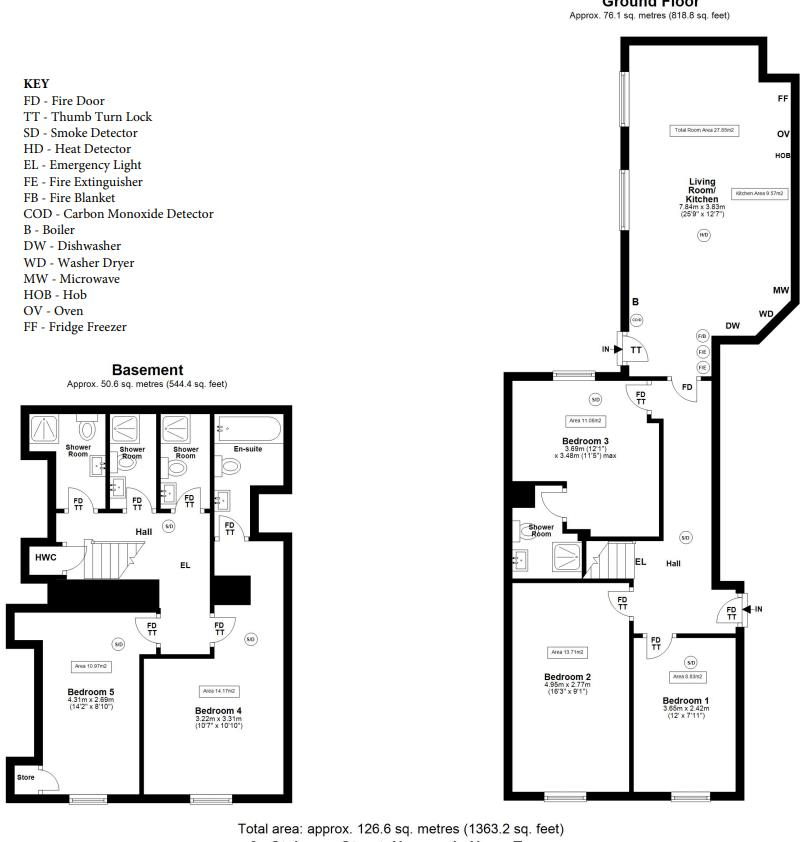 (£148pppw) St James Street, City Centre, NE1 floorplan