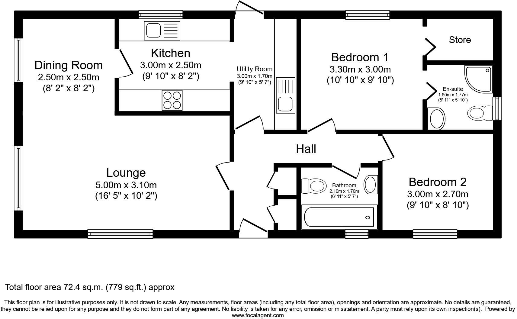 Herne Bay, Kent, CT6 floorplan