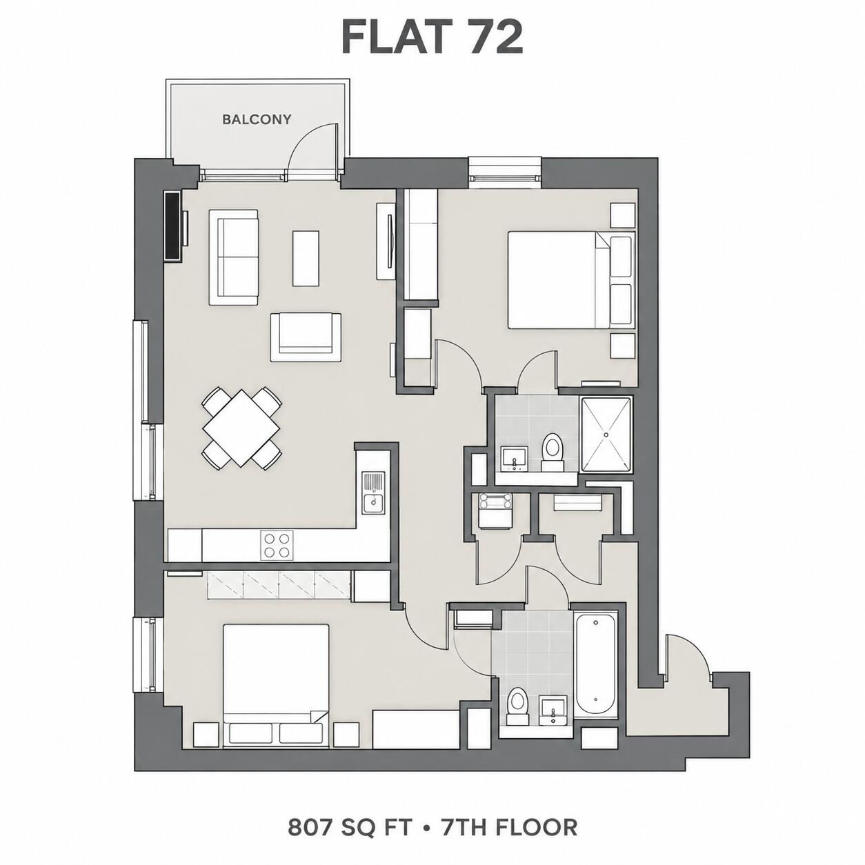 Sutton Court Road, Sutton floorplan