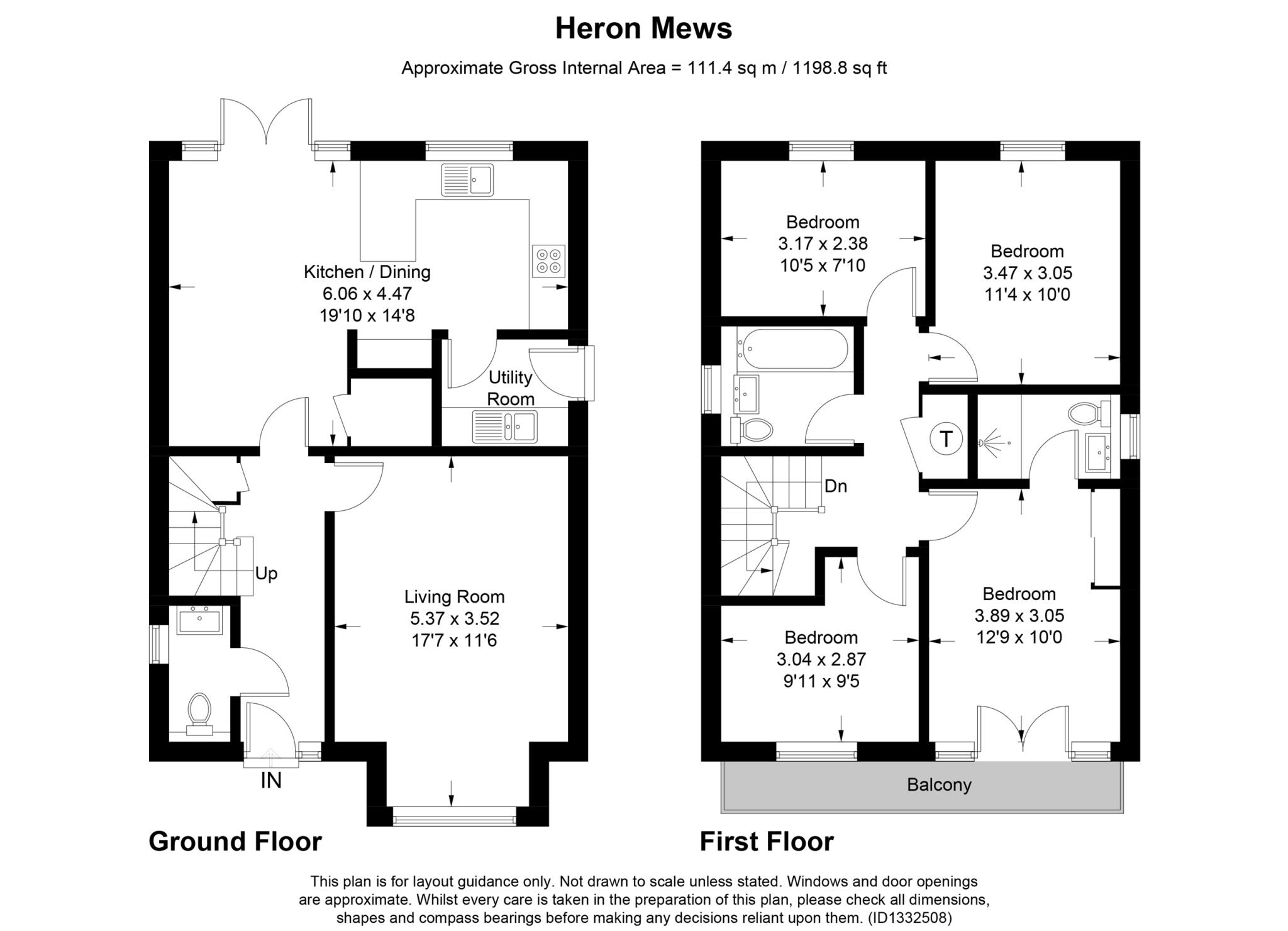 Heron Mews, Hemel Hempstead floorplan