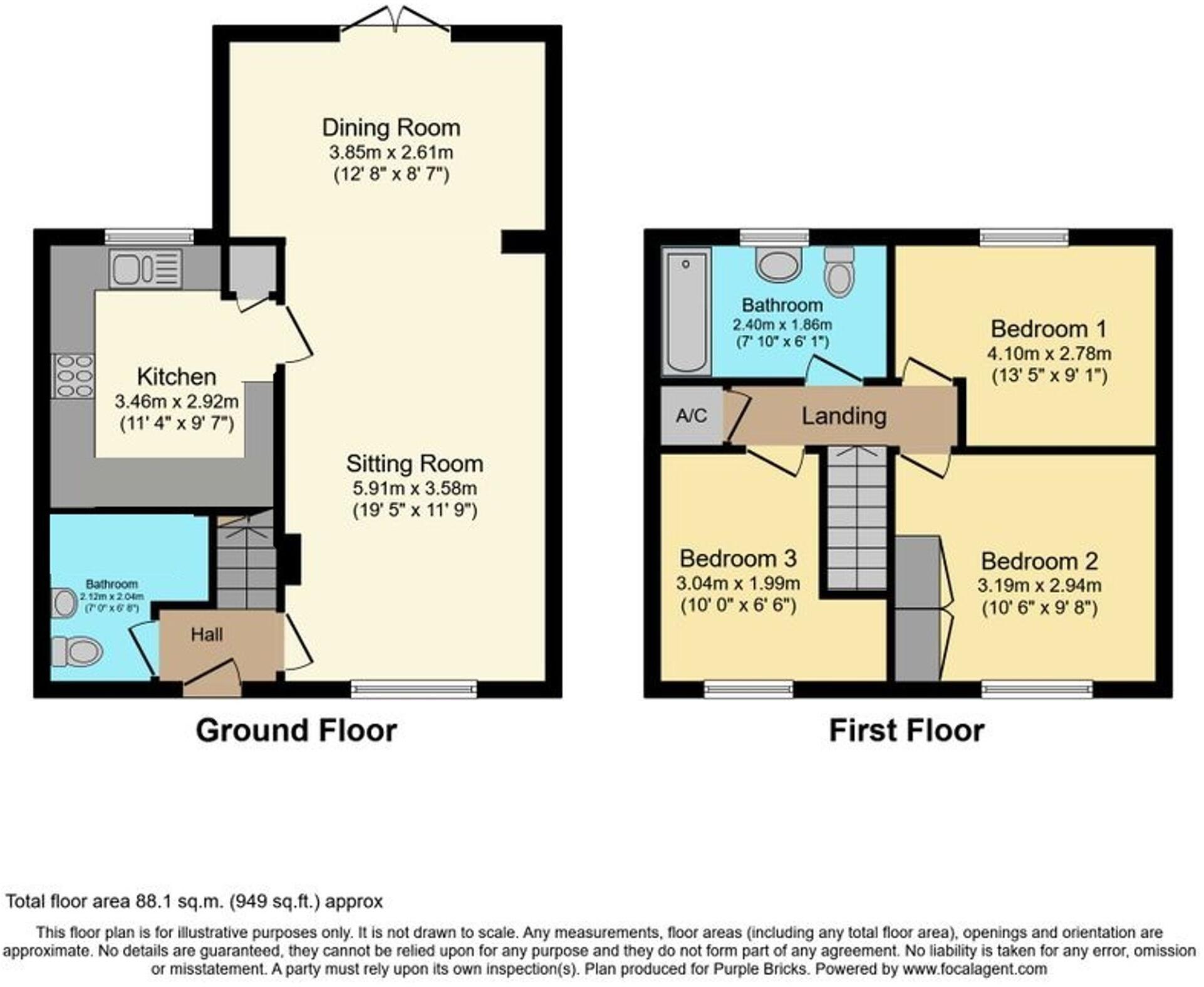 Newcomen Road, Bedworth, CV12 floorplan