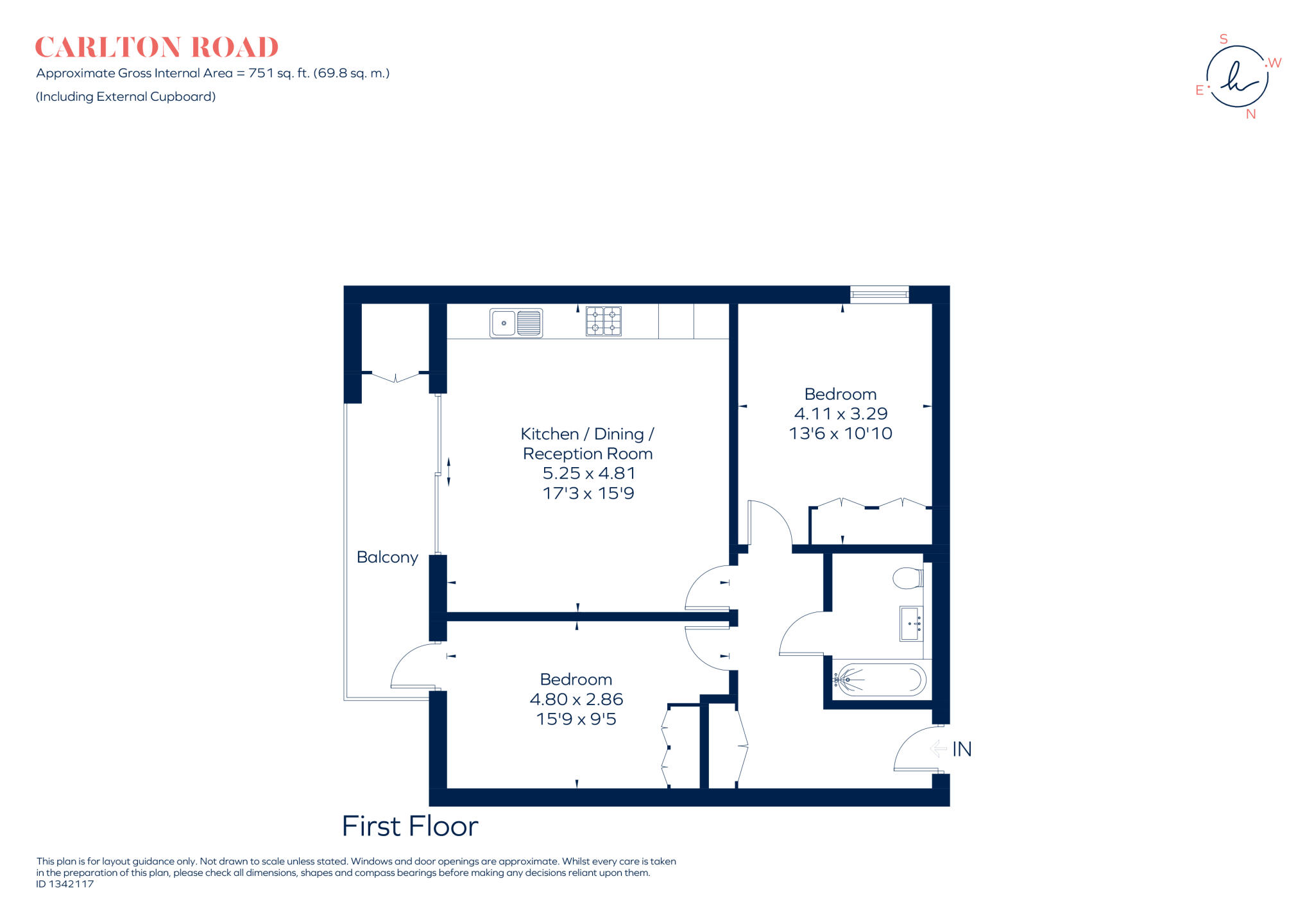 Carlton Road, Ealing, W5 floorplan