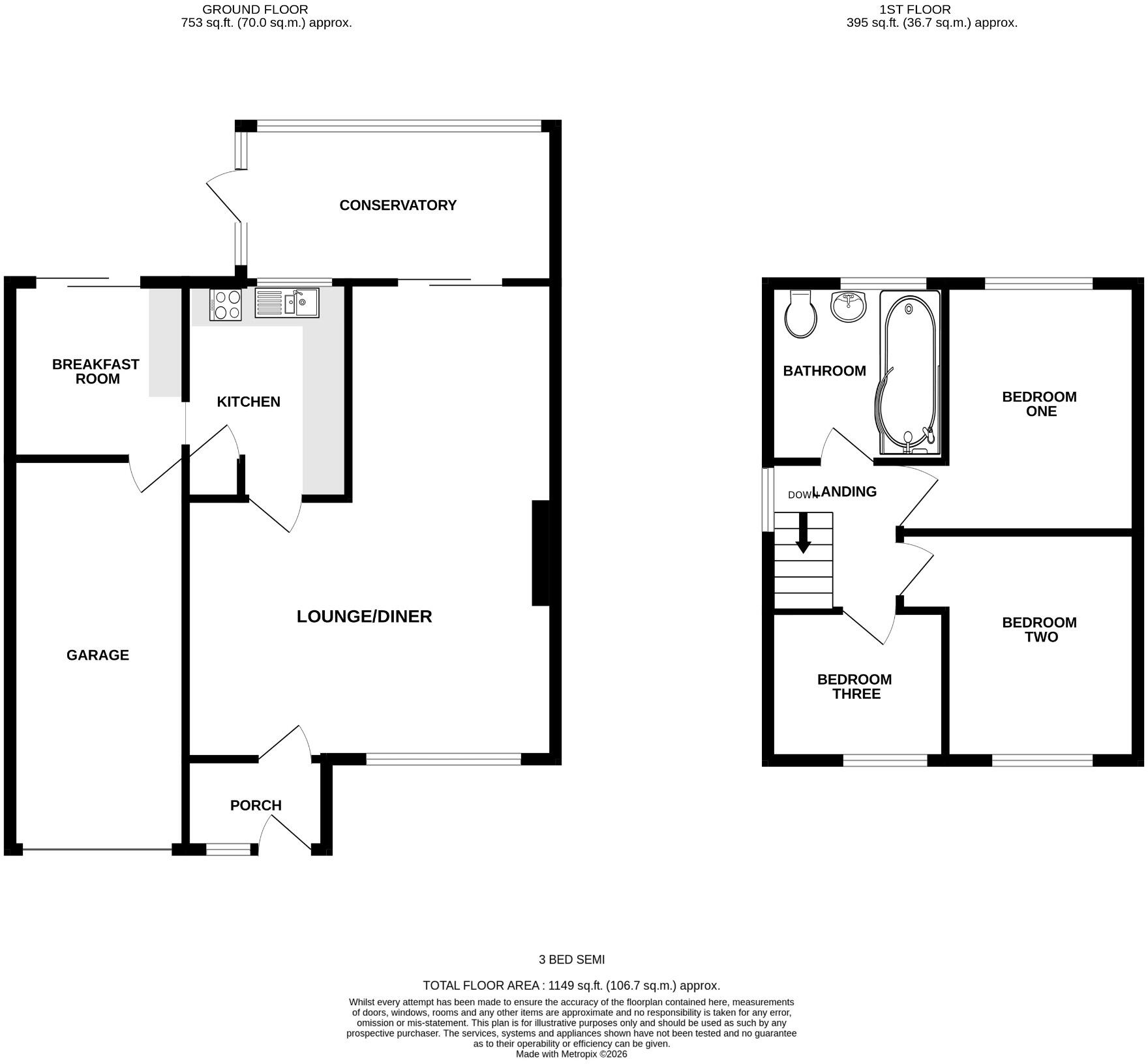 Links Way, St. Ives, Cambridgeshire, PE27 floorplan