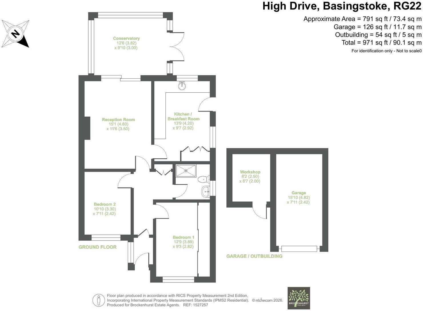 High Drive, Basingstoke RG22 6JT floorplan