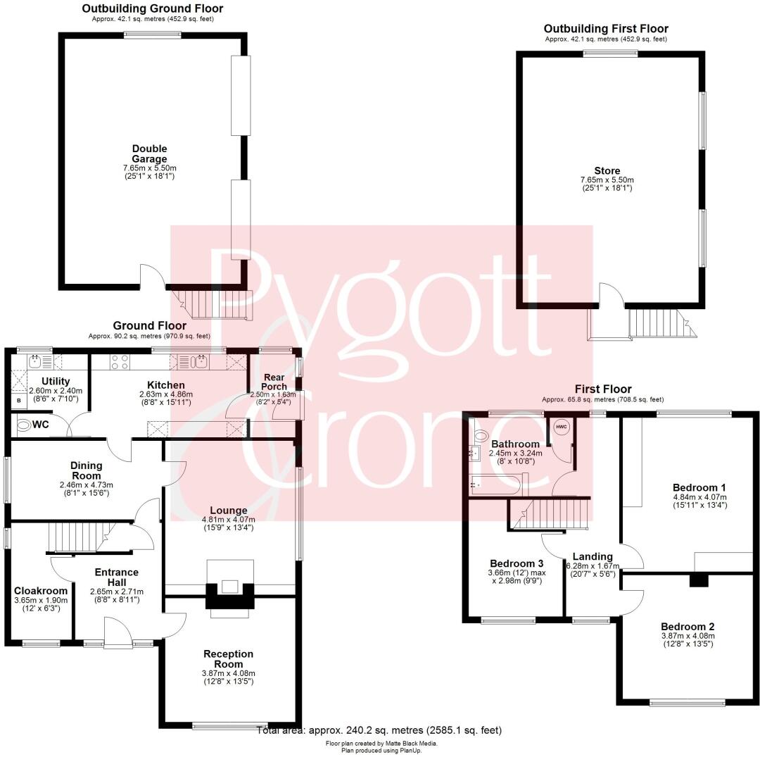 Trader Bank, Fenside, Sibsey, Boston, Lincolnshire, PE22 floorplan