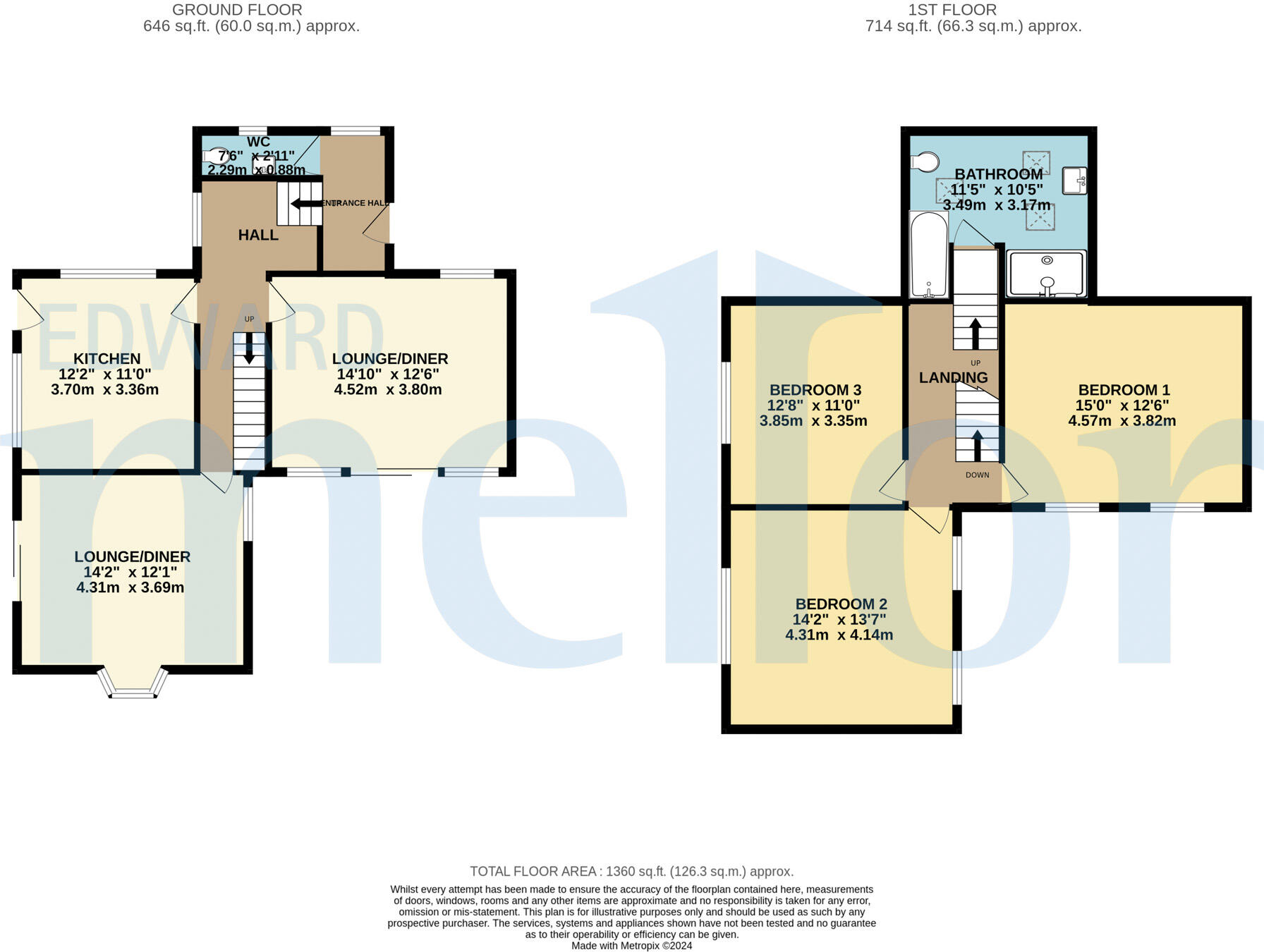 Club Cottage, Hollinwood Lane, Marple floorplan