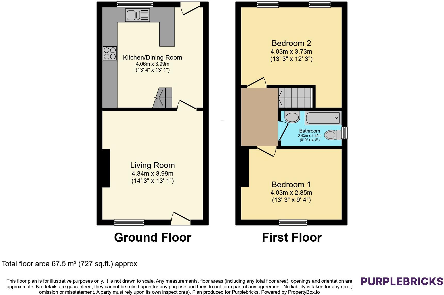 Edditch Grove, Bolton, BL2 floorplan