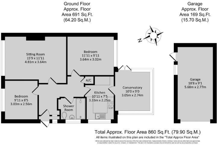 1, Foxwood Close, Banbury  floorplan