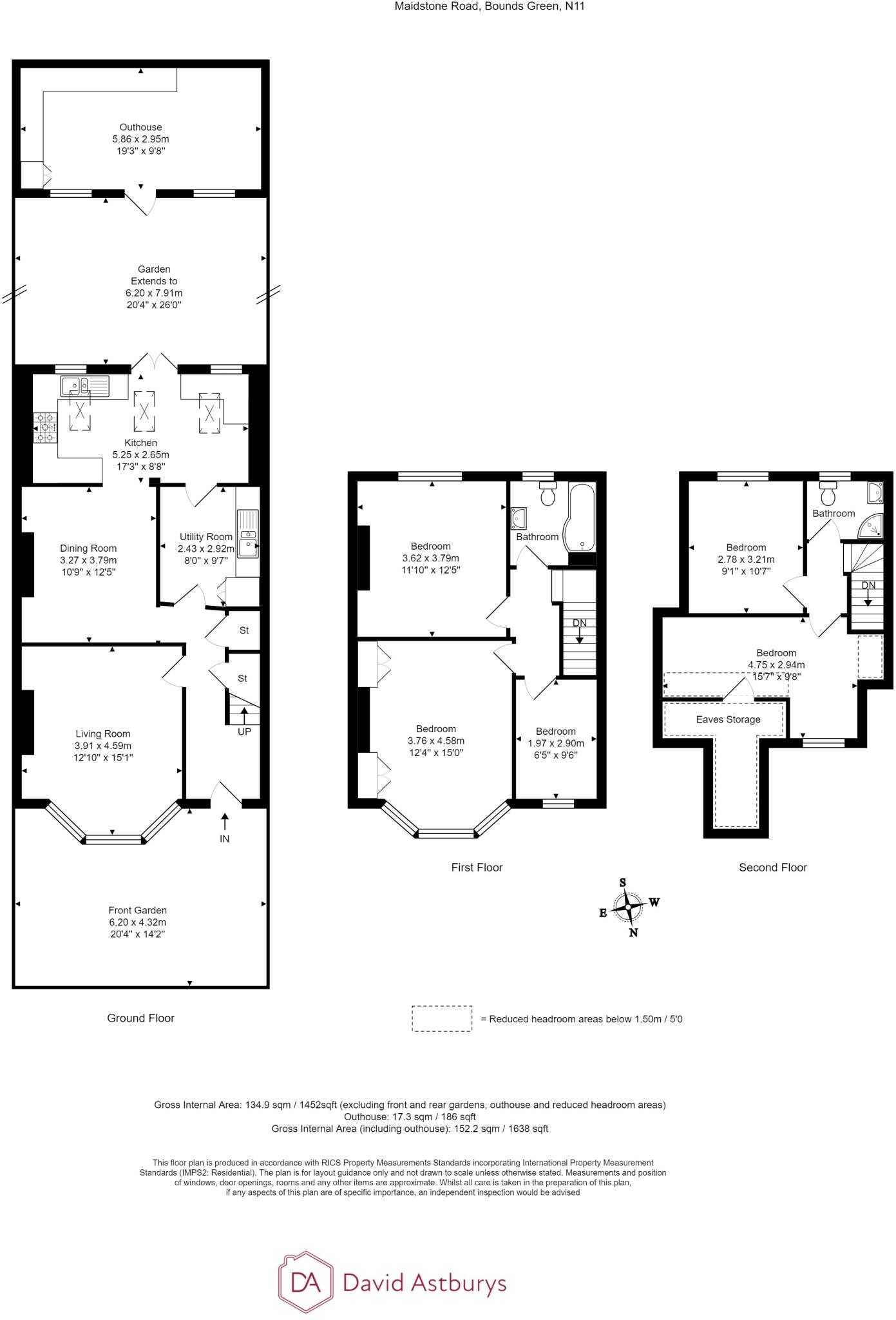 Maidstone Road, Bounds Green N11 floorplan