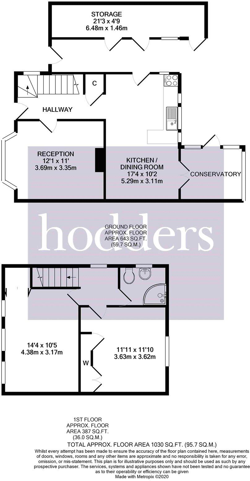 Addlestone, Surrey, KT15 floorplan