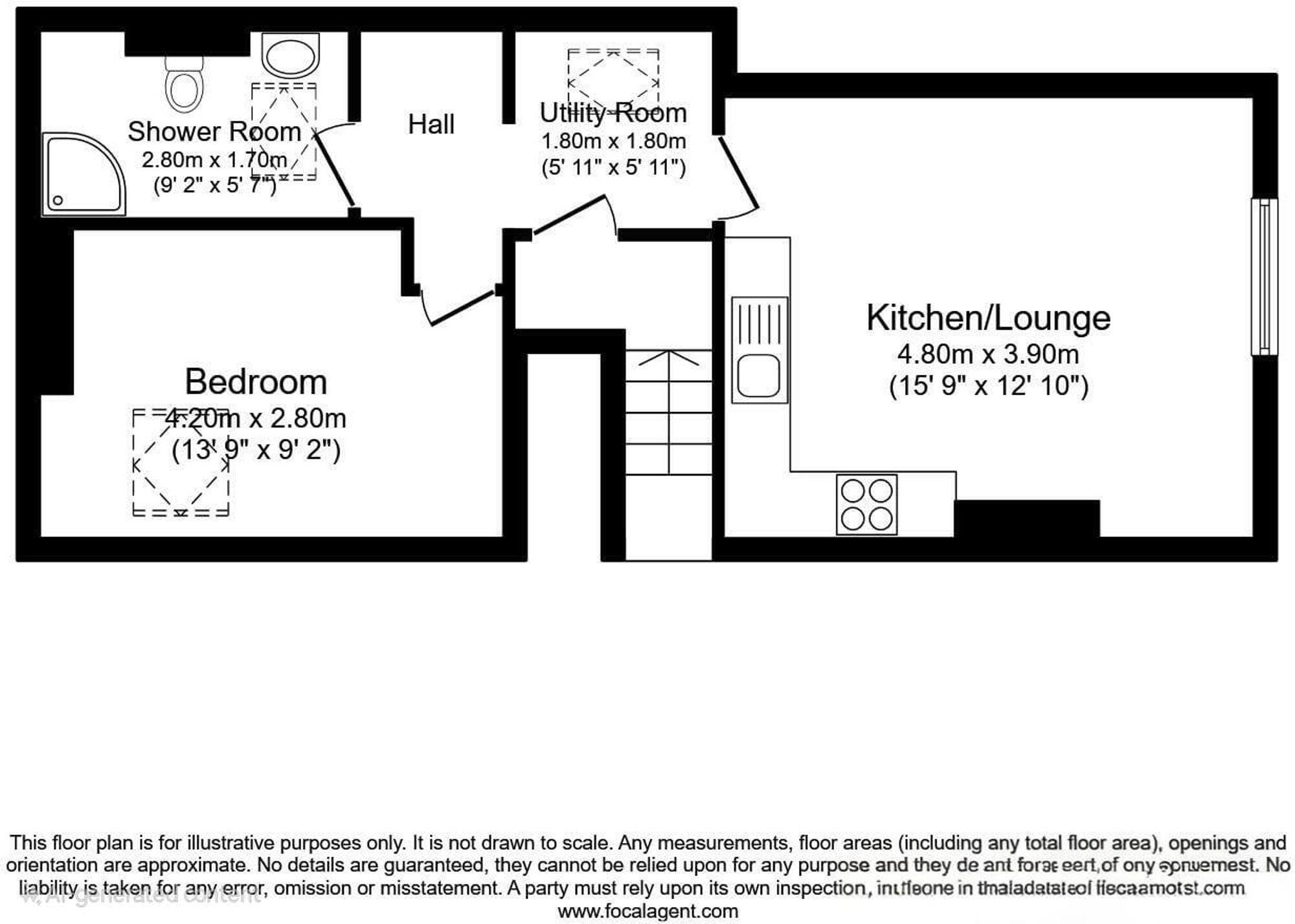 1 Cyprus Street, Wakefield, WF1 floorplan