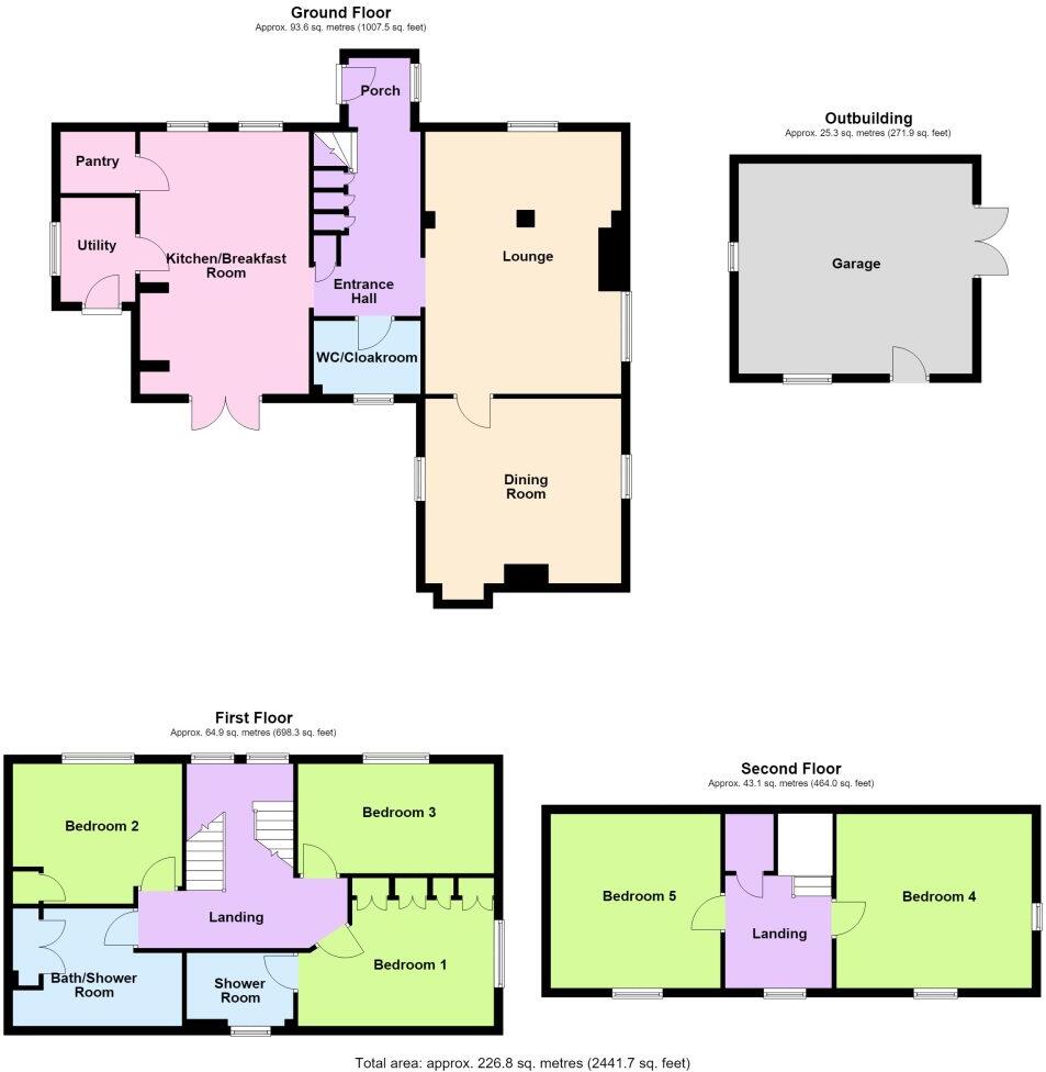 Honey Tree House, The Green, Hose floorplan