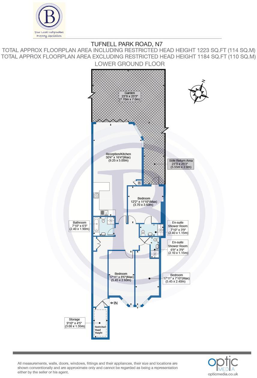 Tufnell Park Road, London floorplan