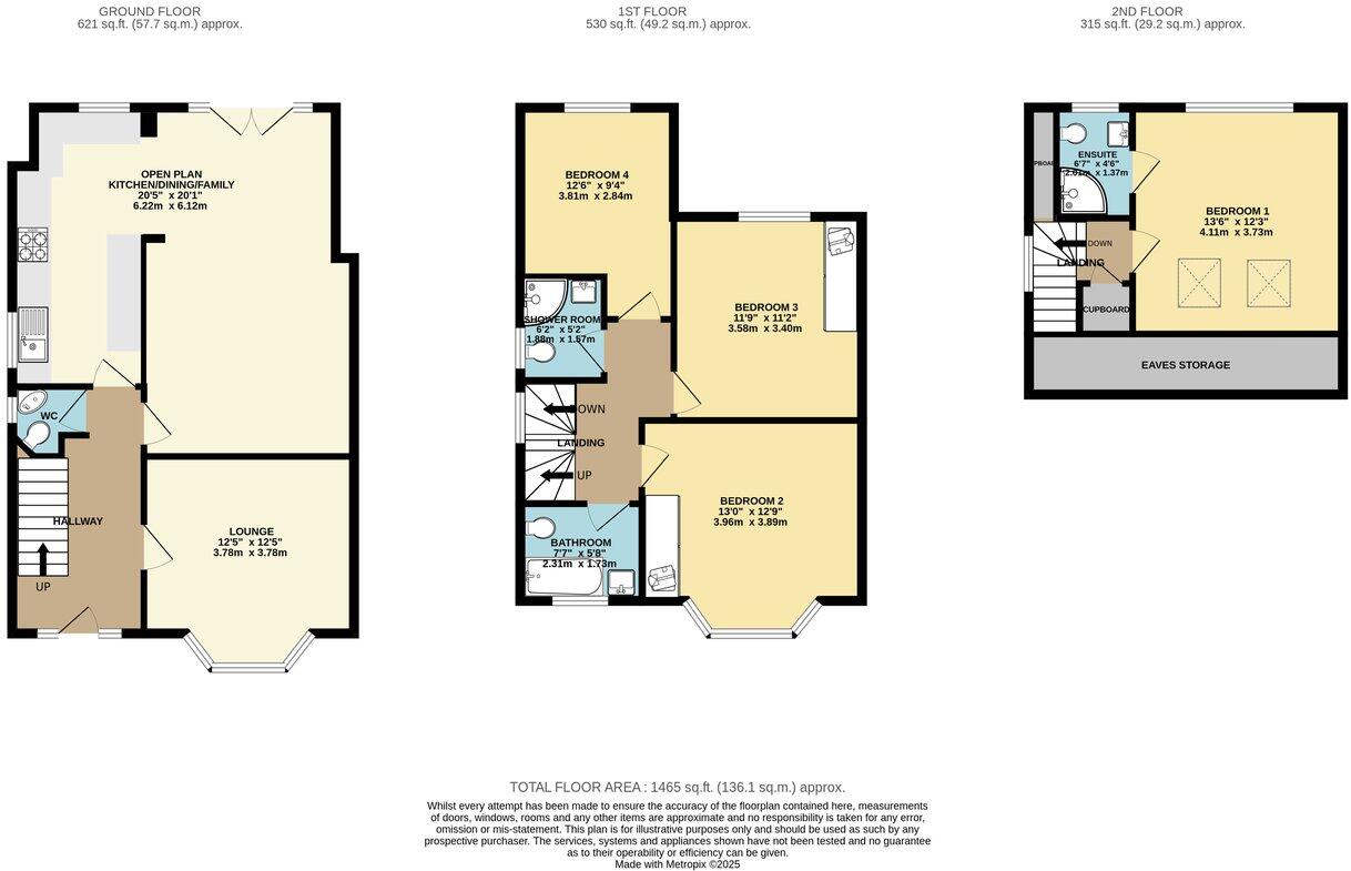 Priory Road, Loughton, IG10 floorplan