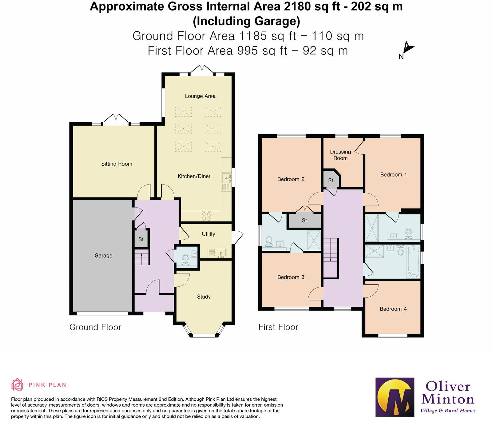 Superb 4 bedroom home - Barleymead Way, Puckeridge floorplan