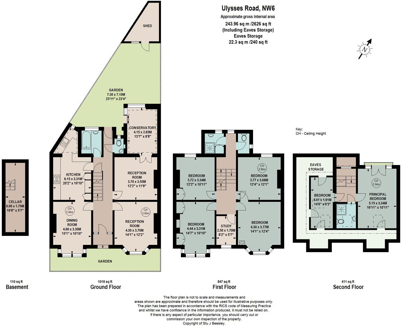 Ulysses Road, London, NW6 1EE floorplan