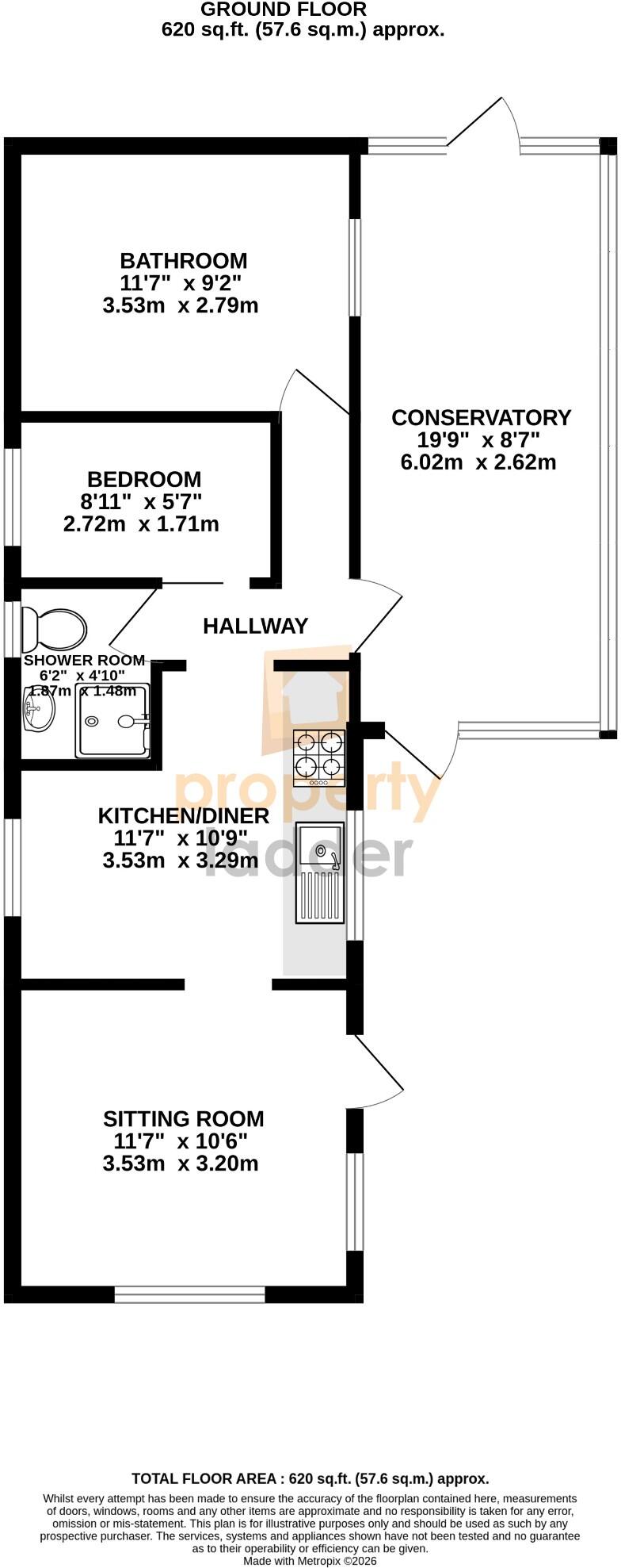 Woodland View, Stratton Strawless, NORWICH, NR10 floorplan