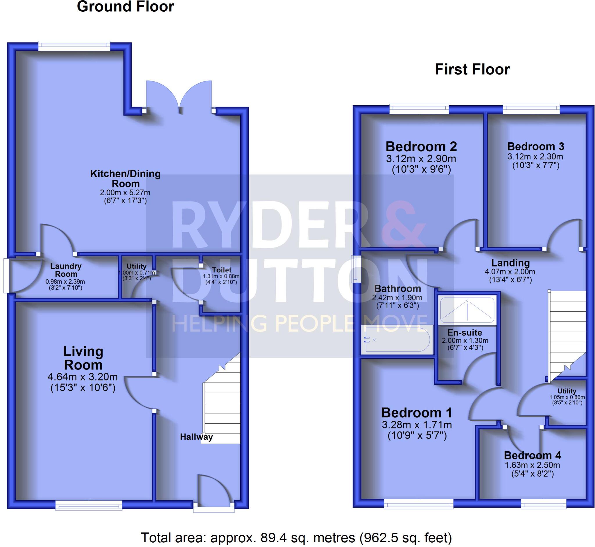 Acres Brook Drive, Hollingworth, Hyde, Greater Manchester, SK14 floorplan