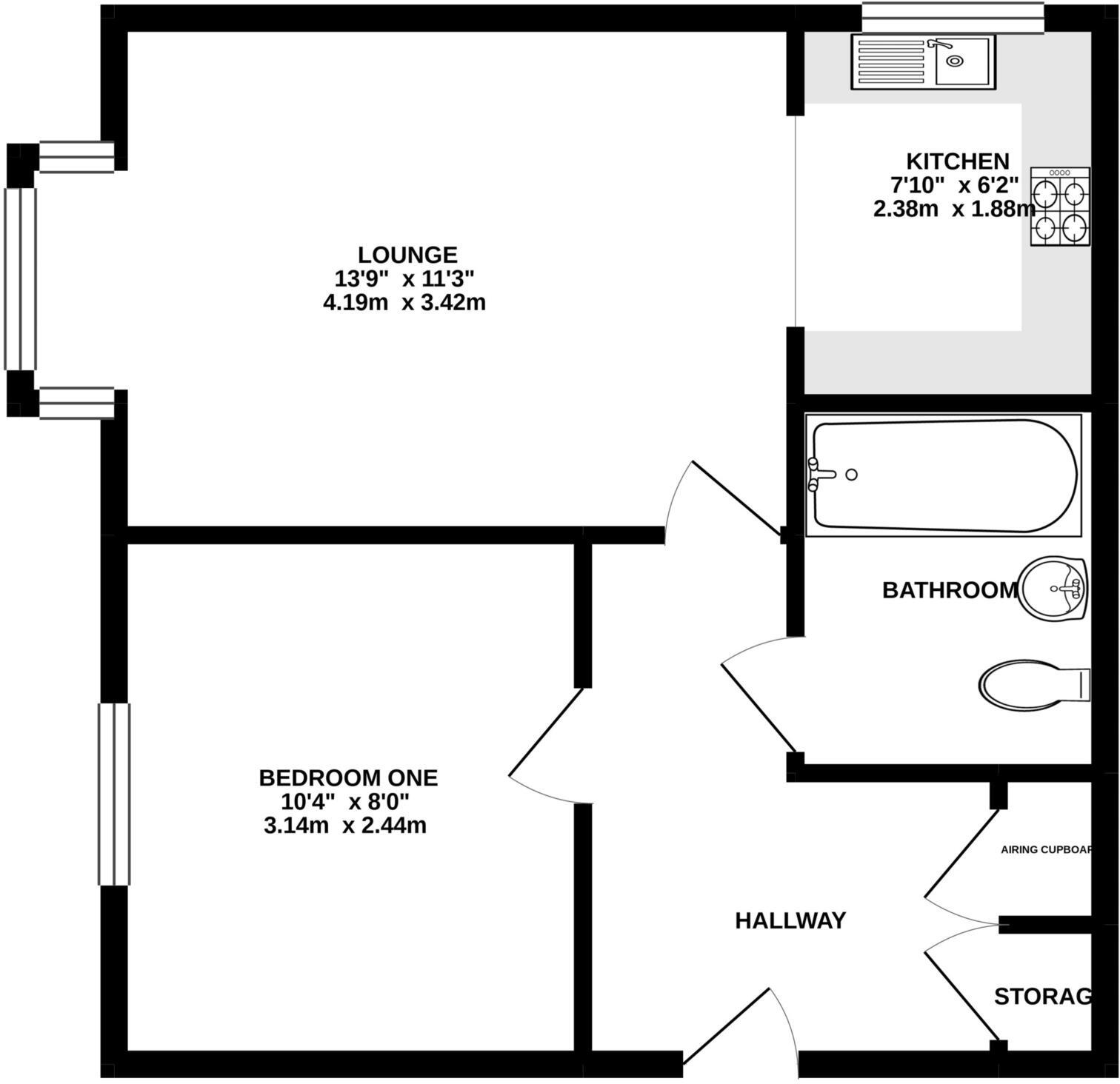 Horatio Avenue, Warfield floorplan