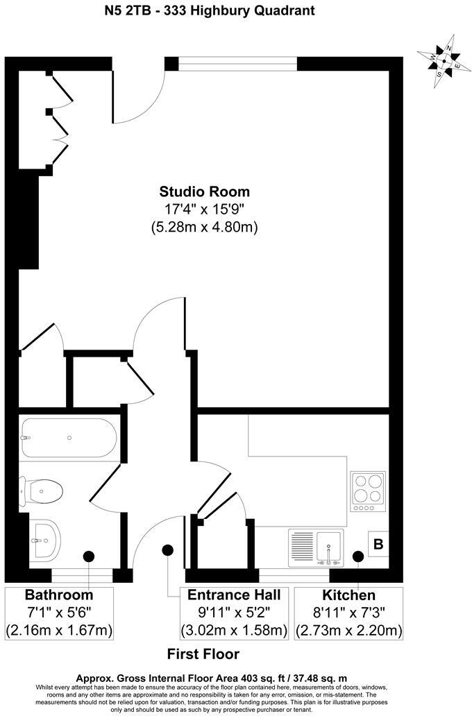 Highbury Quadrant, London floorplan