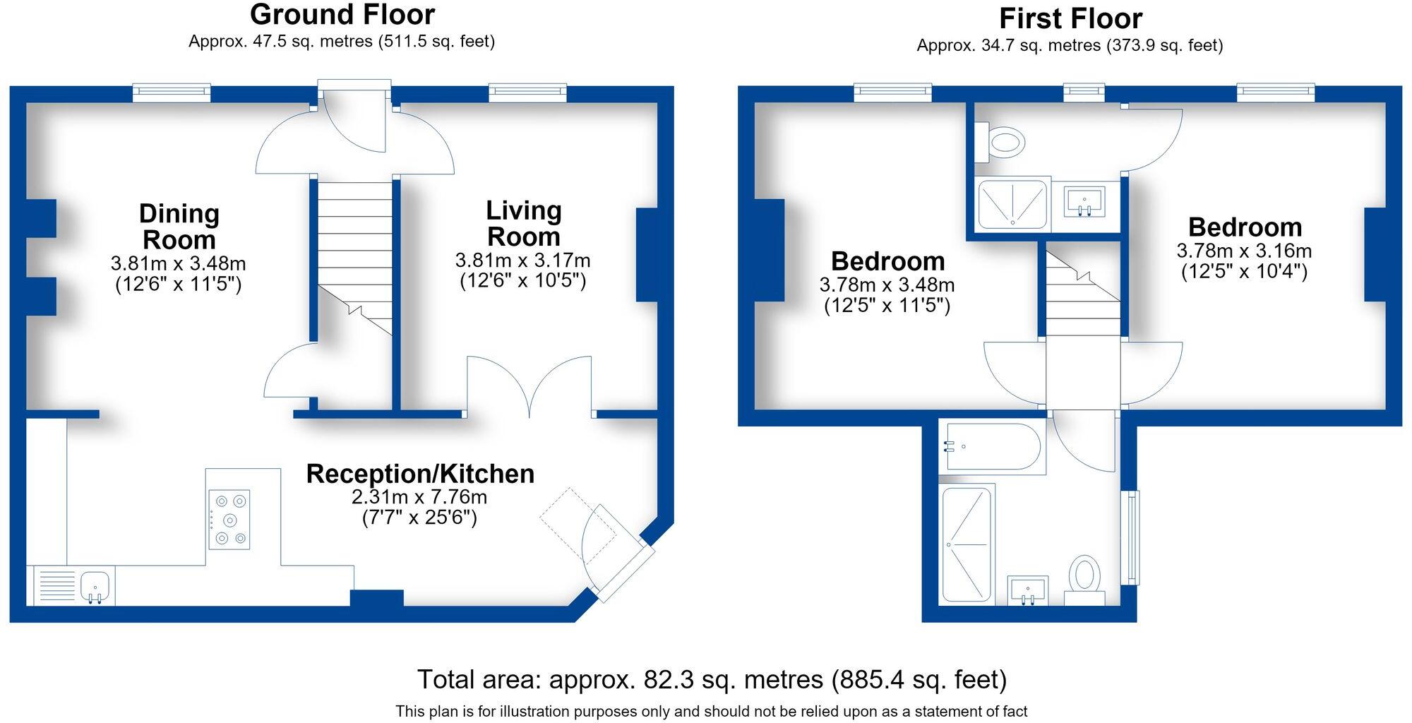 Leam Terrace, Leamington Spa, CV31 floorplan