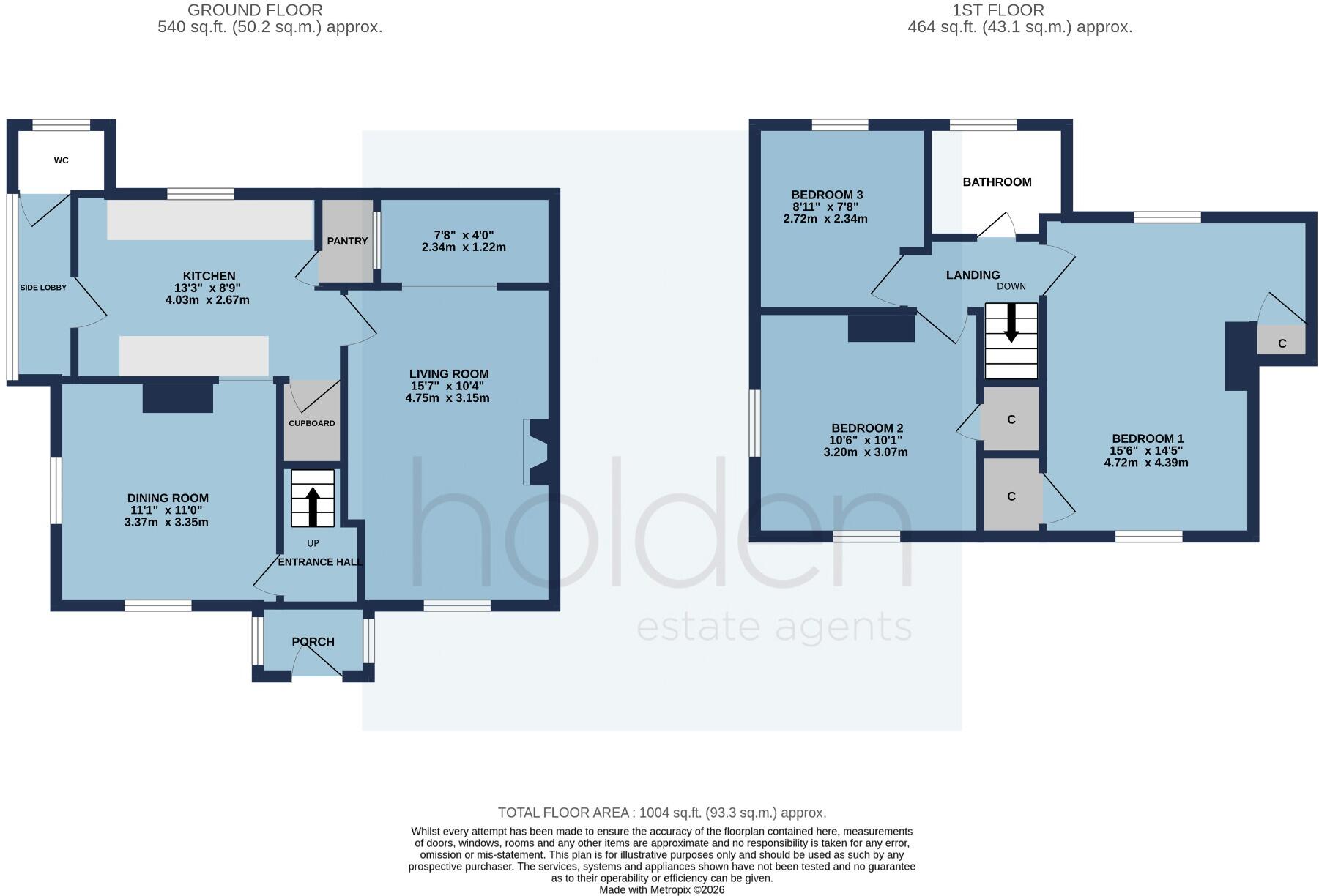 Park Drive, Maldon floorplan