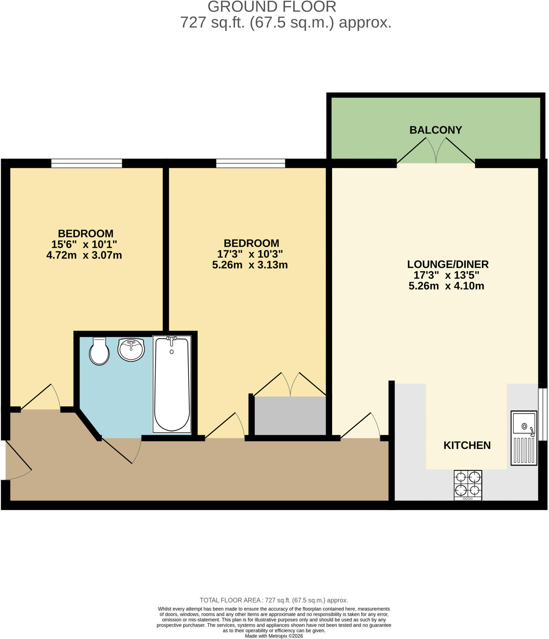 Tyhurst, Middleton, MK10 floorplan