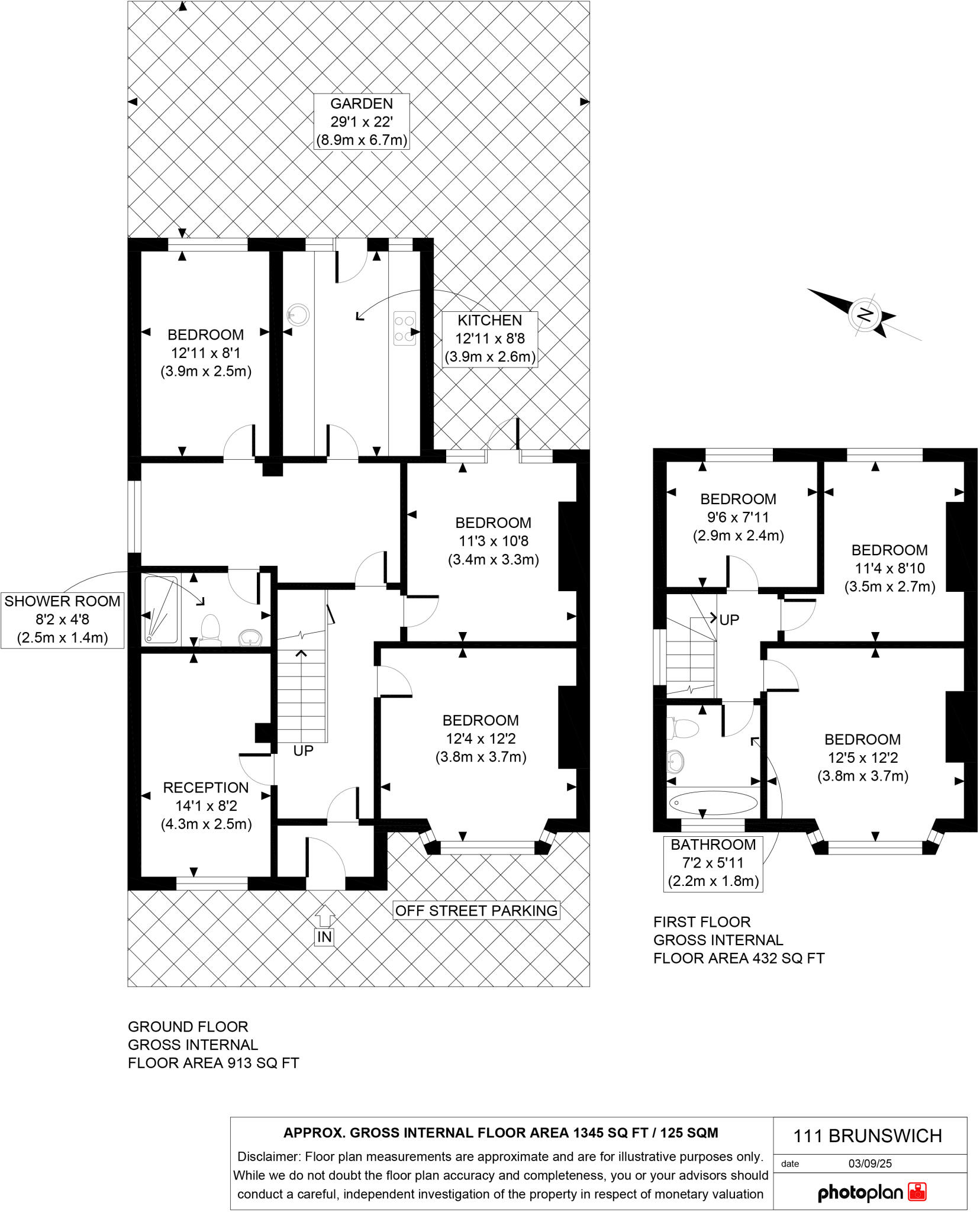 111 Brunswick Street, Leamington Spa floorplan
