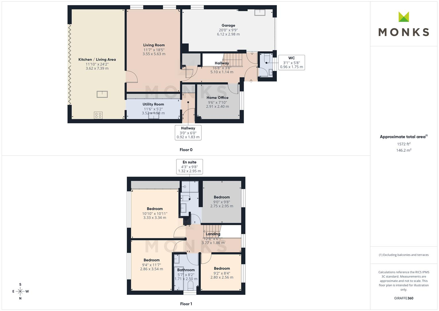 Berllan Close, Weston Rhyn, Oswestry floorplan