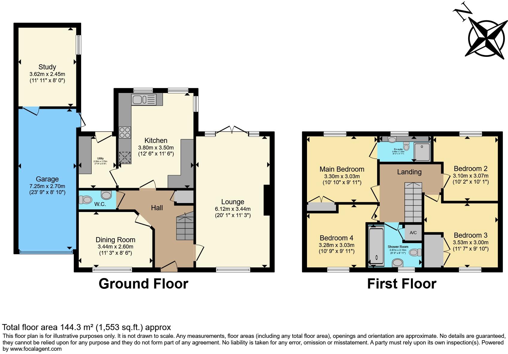 Leveret Chase, Witham St Hughs, LN6 floorplan